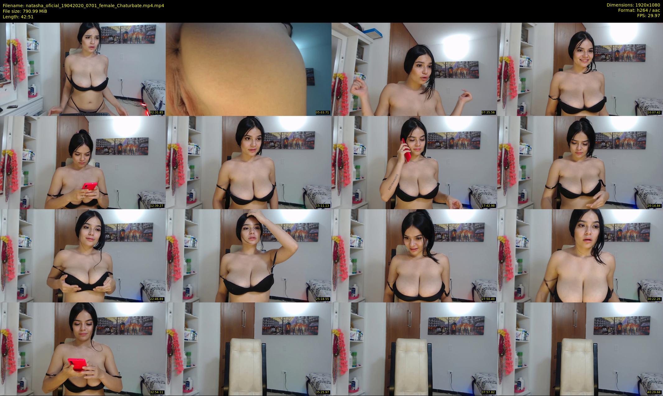 natasha_oficial — 43 minute Chaturbate female cam show recording, 1080p, Apr 19, 2020