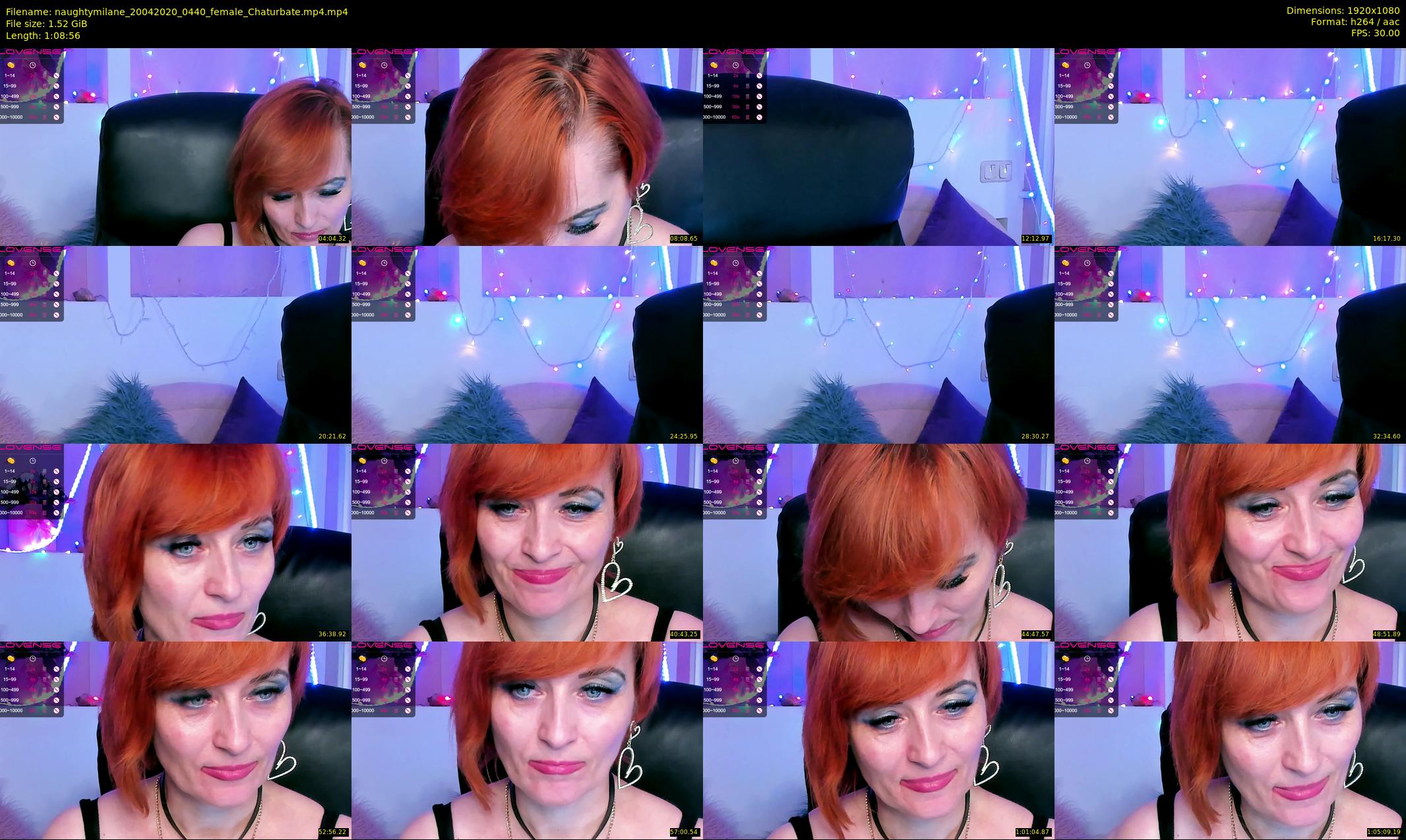 naughtymilane — 69 minute Chaturbate female cam show recording, 1080p, Apr 20, 2020