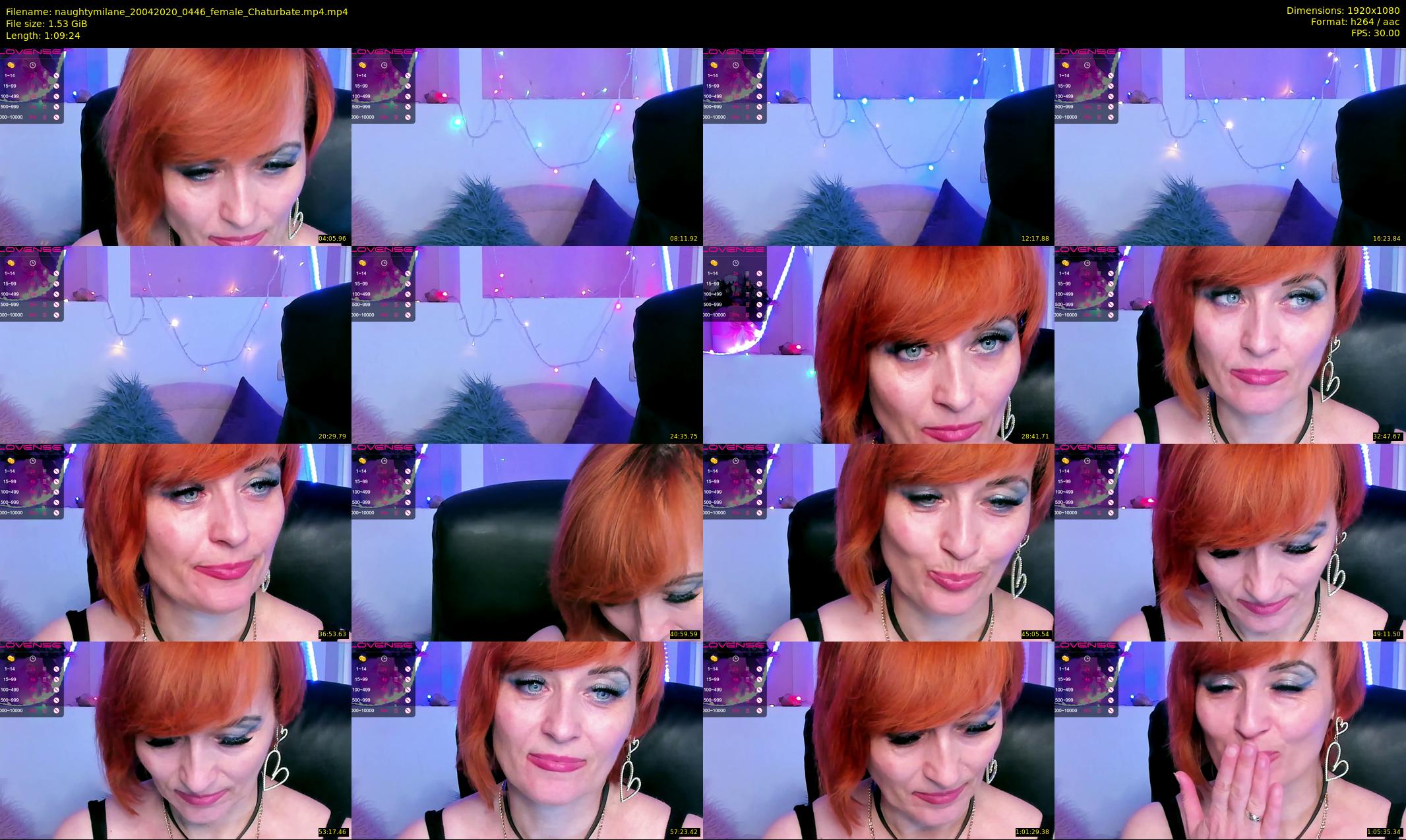 naughtymilane — 70 minute Chaturbate female cam show recording, 1080p, Apr 20, 2020