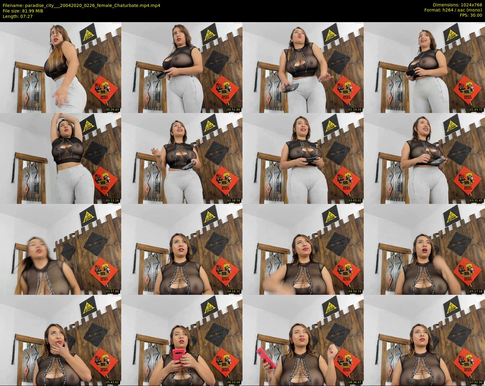 paradise_city__ — 8 minute Chaturbate female cam show recording, 720p, Apr 20, 2020