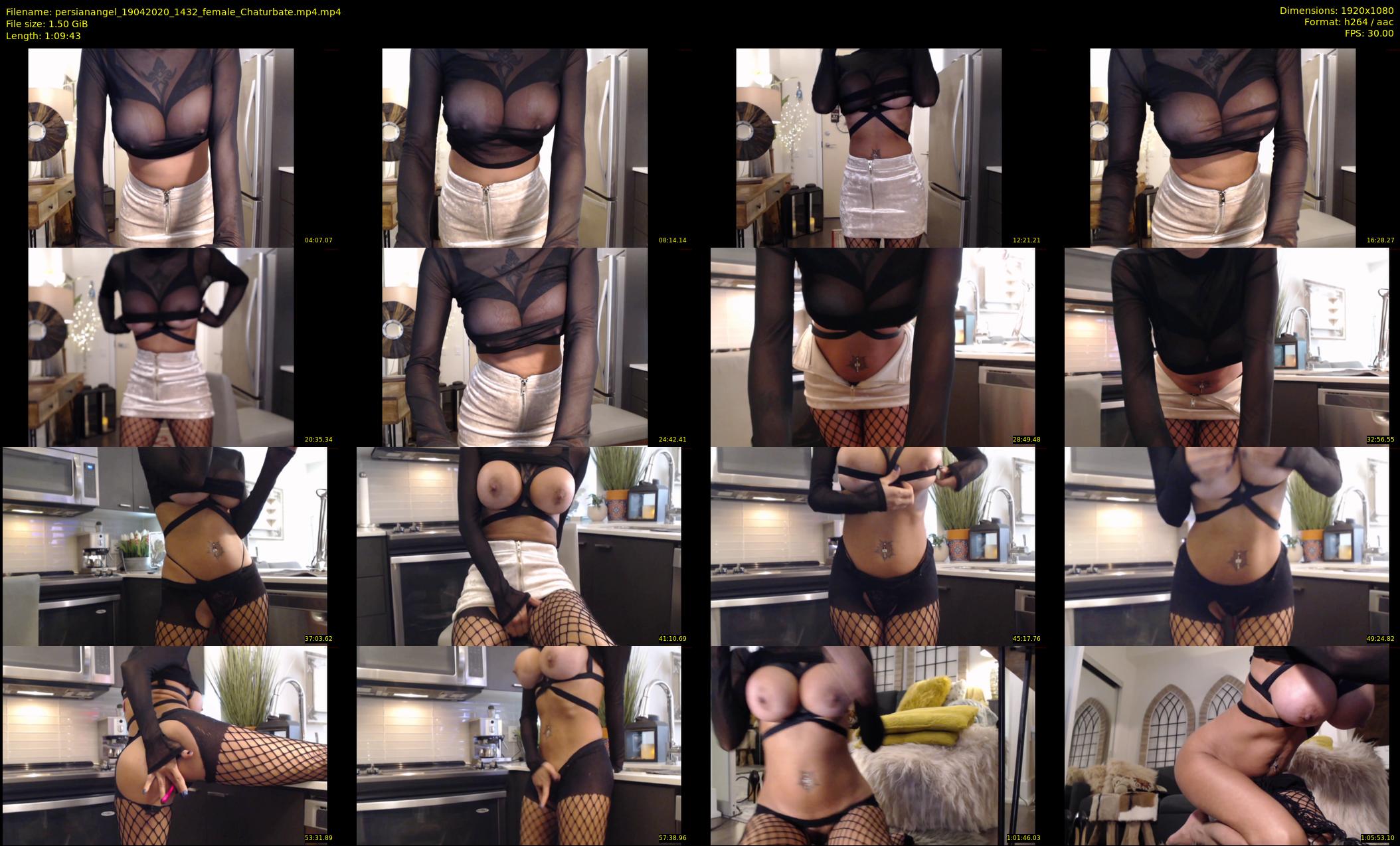 persianangel — 70 minute Chaturbate female cam show recording, 1080p, Apr 19, 2020
