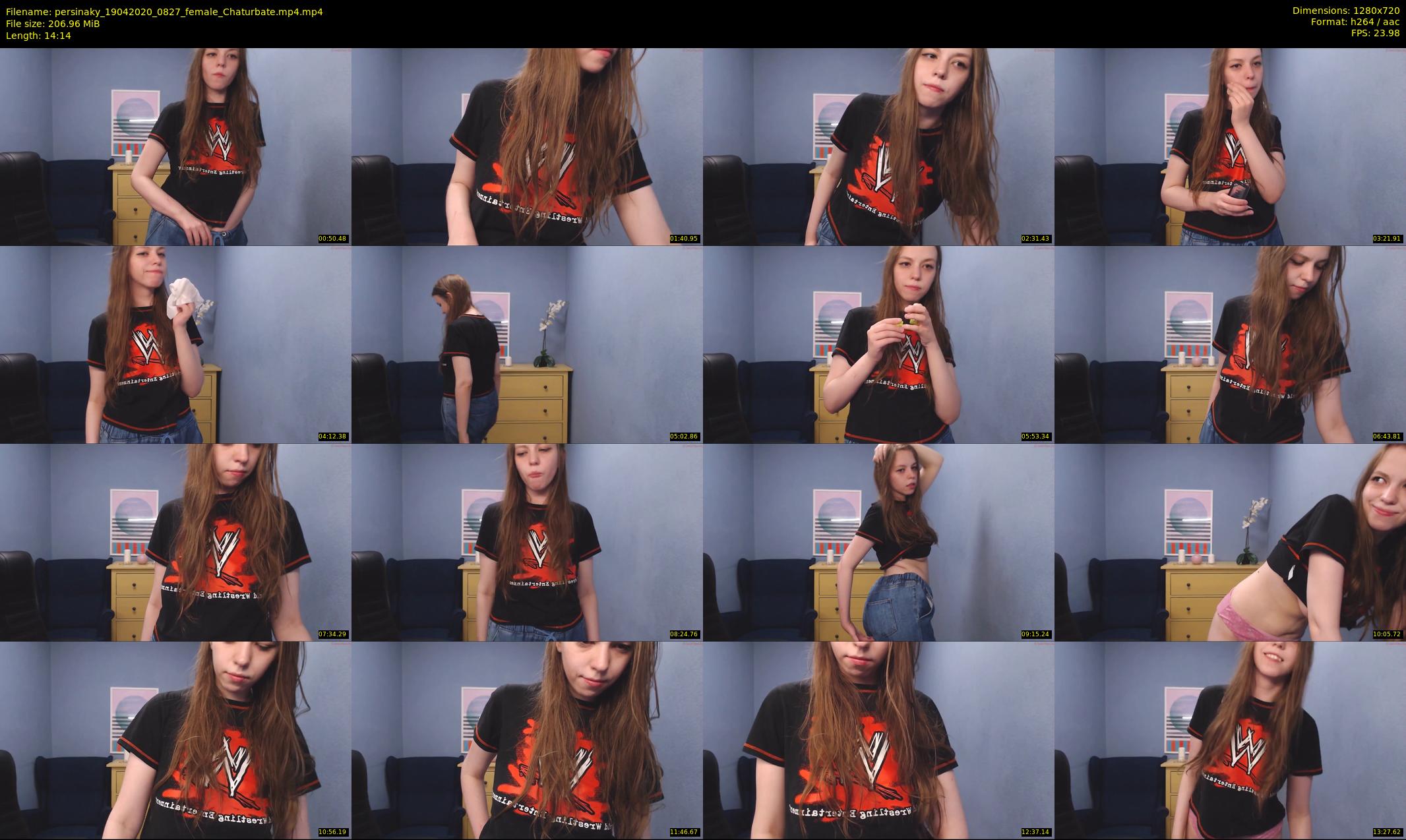 persinaky — 15 minute Chaturbate female cam show recording, 720p, Apr 19, 2020