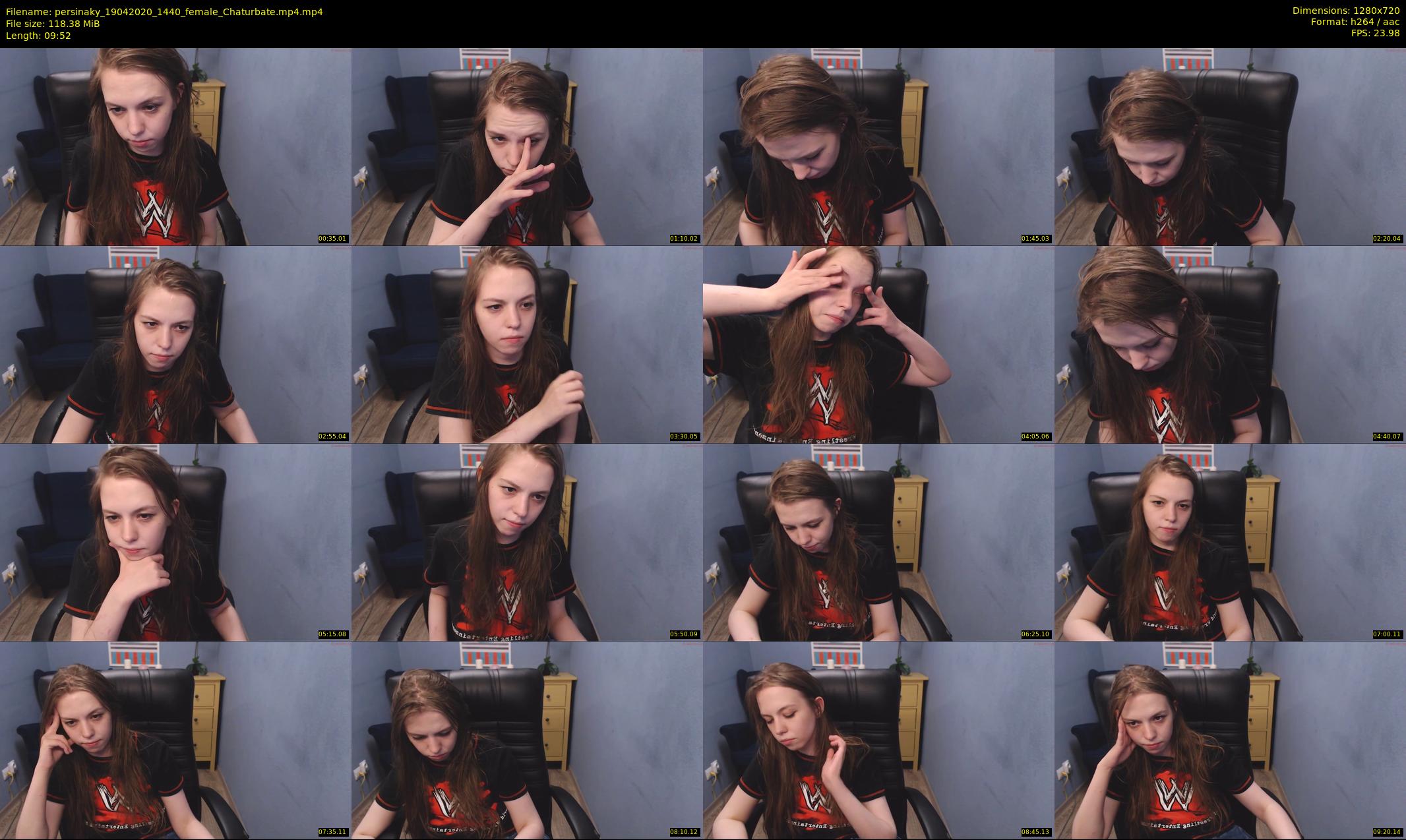 persinaky — 10 minute Chaturbate female cam show recording, 720p, Apr 19, 2020