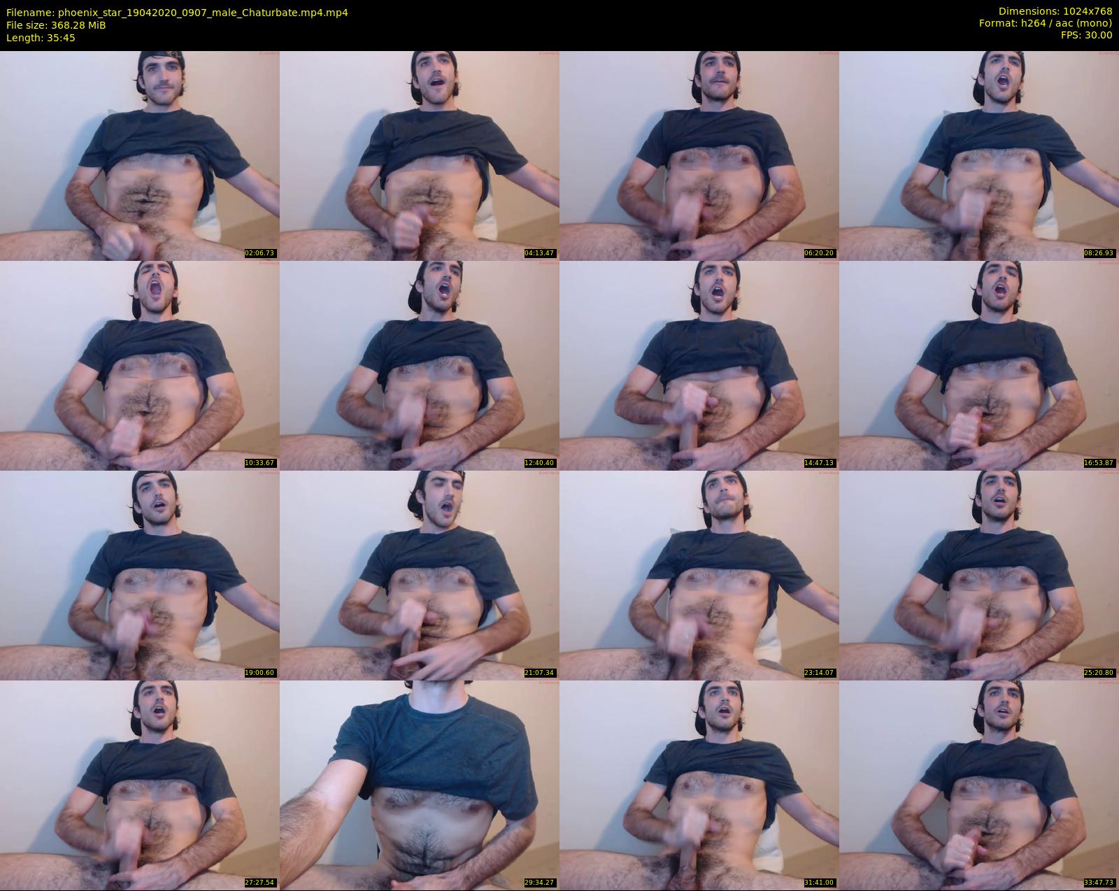 phoenix_star — 36 minute Chaturbate male cam show recording, 720p, Apr 19, 2020
