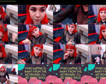 pyrowayne — 54 minute Chaturbate female cam show recording, 720p, Apr 19, 2020