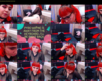 pyrowayne — 54 minute Chaturbate female cam show recording, 720p, Apr 19, 2020