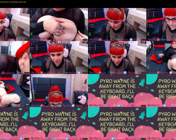 pyrowayne — 54 minute Chaturbate female cam show recording, 720p, Apr 20, 2020