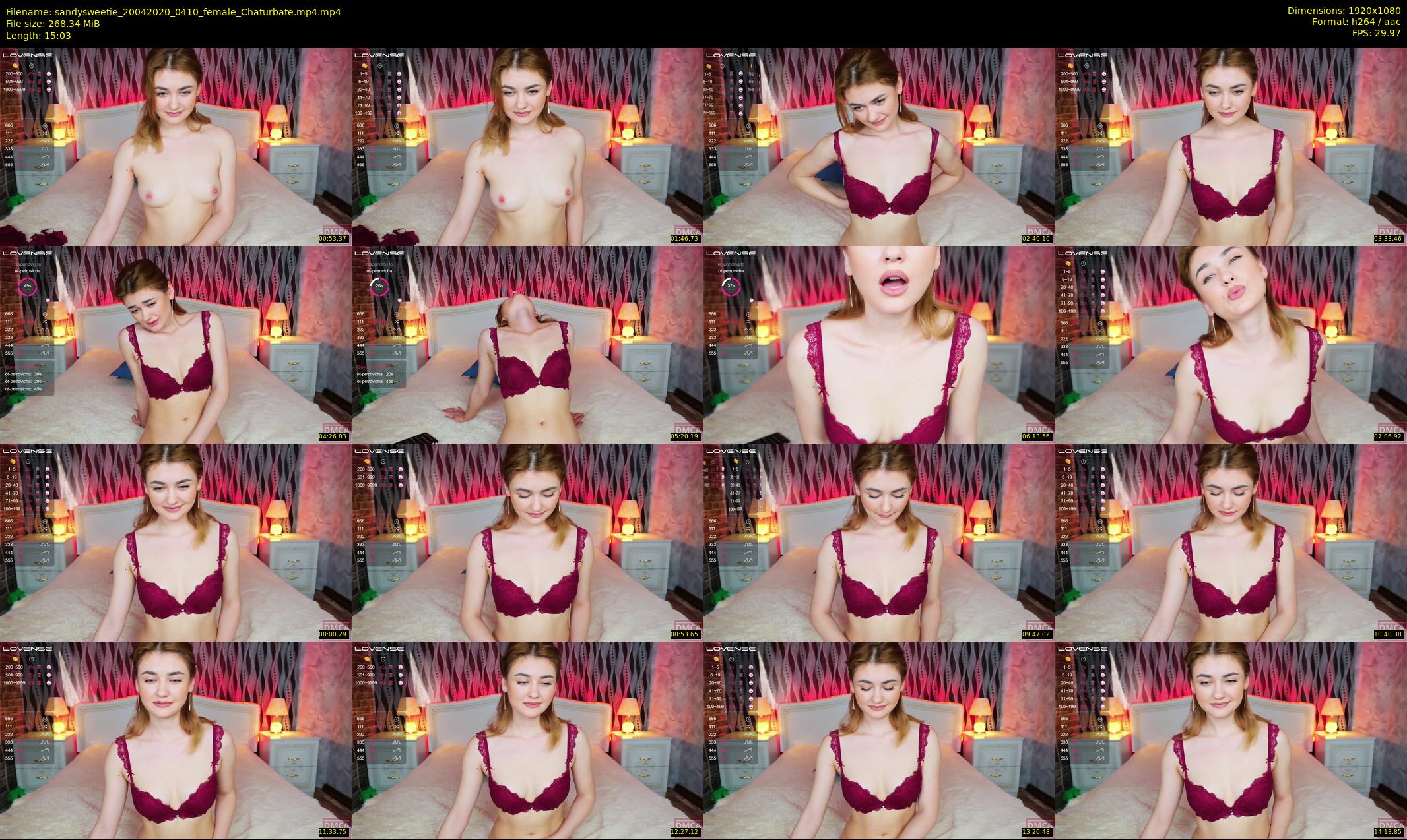 sandysweetie — 16 minute Chaturbate female cam show recording, 1080p, Apr 20, 2020