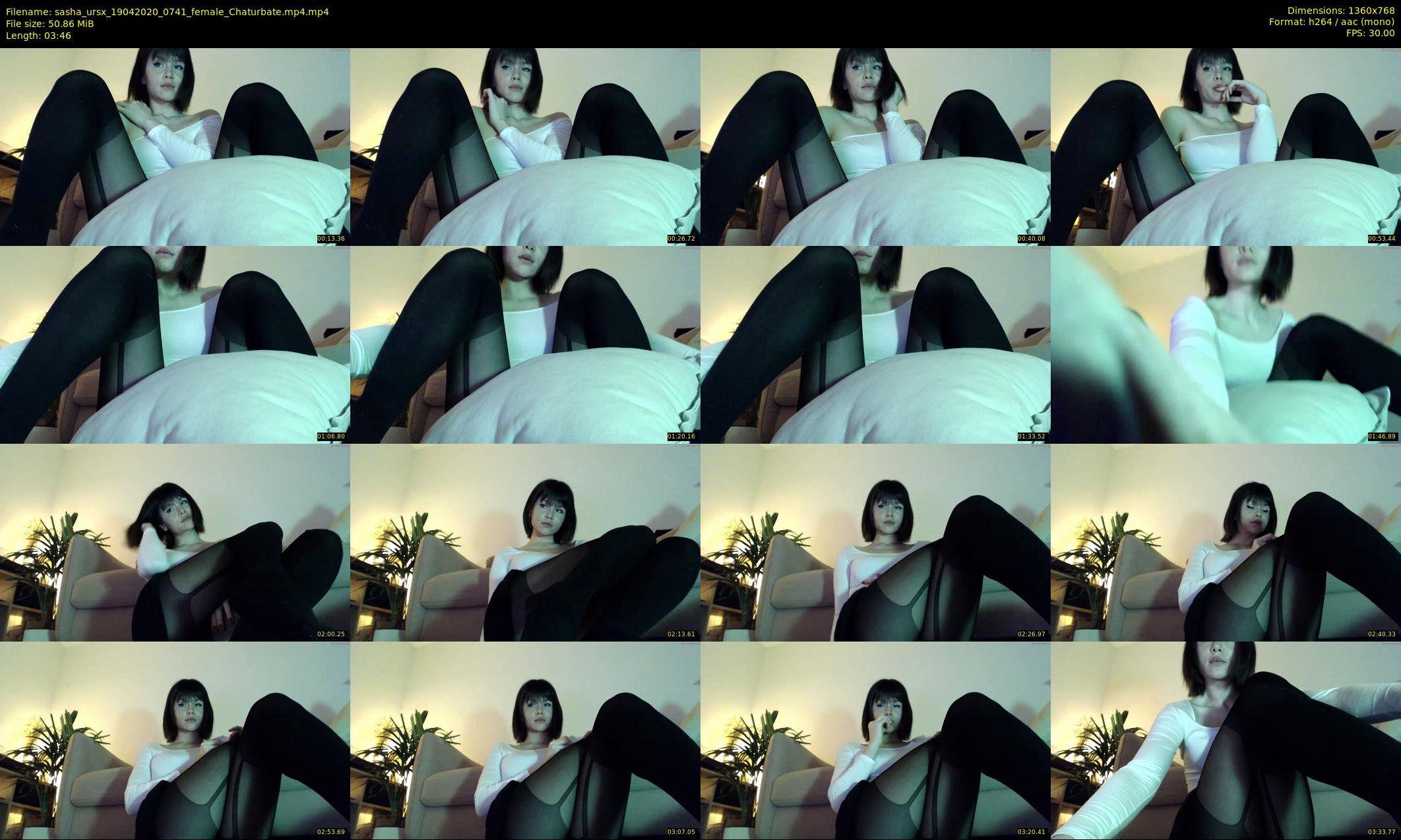 sasha_ursx — 4 minute Chaturbate female cam show recording, 720p, Apr 19, 2020
