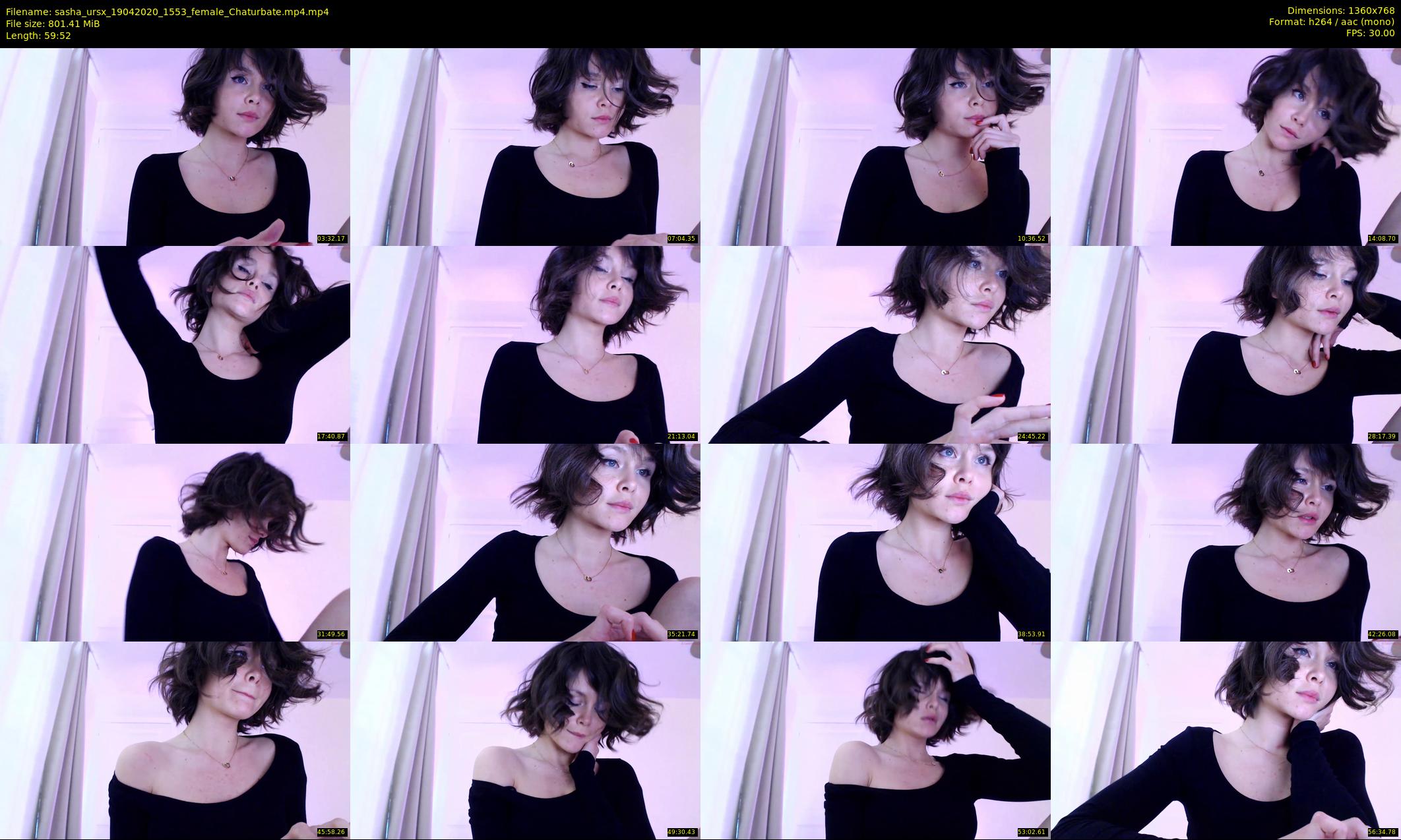sasha_ursx — 60 minute Chaturbate female cam show recording, 720p, Apr 19, 2020