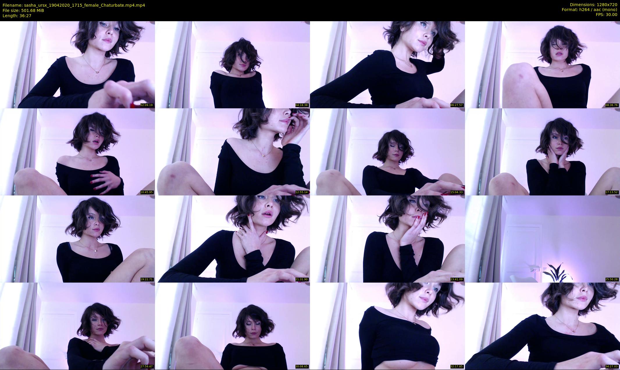 sasha_ursx — 37 minute Chaturbate female cam show recording, 720p, Apr 19, 2020
