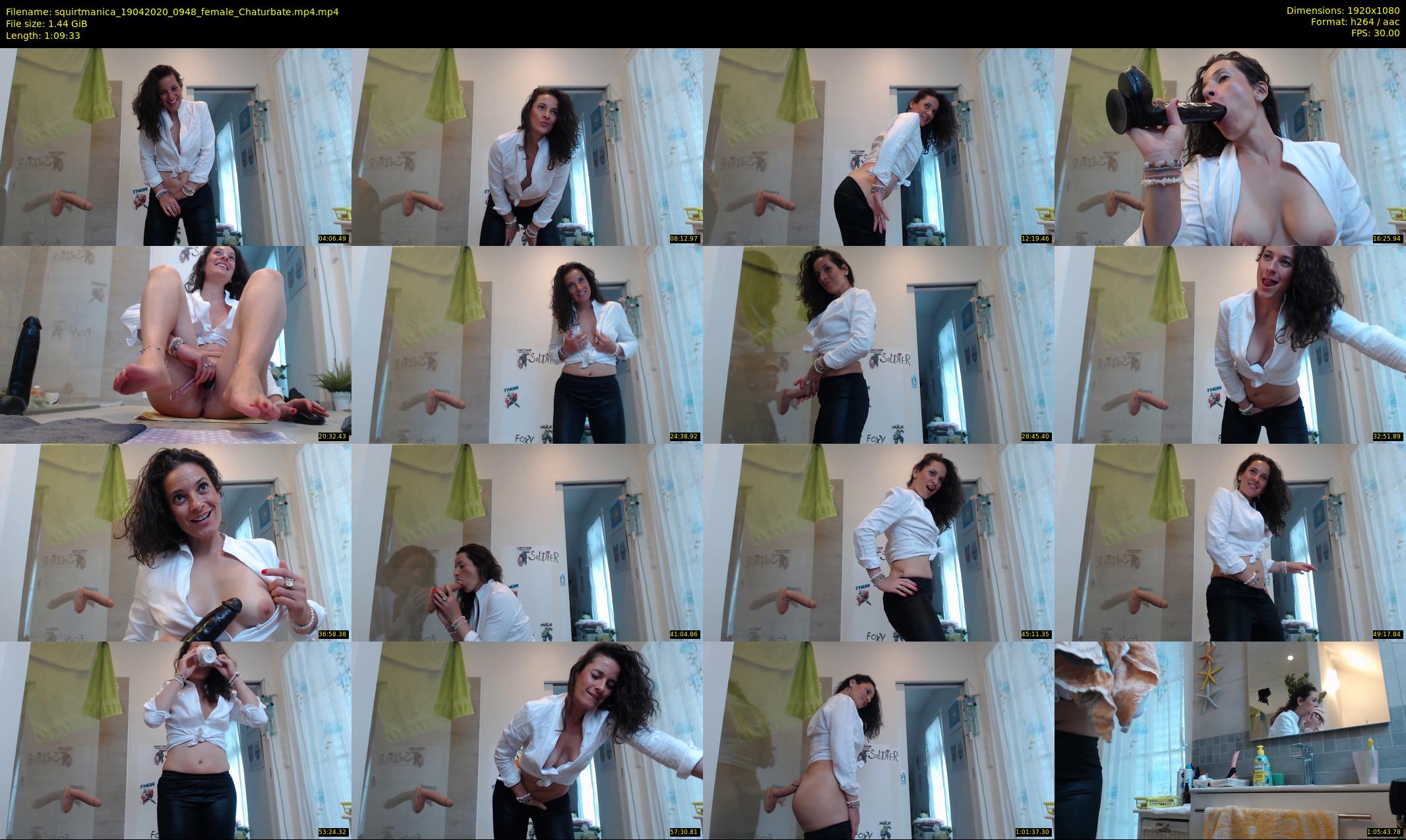 squirtmanica — 70 minute Chaturbate female cam show recording, 1080p, Apr 19, 2020