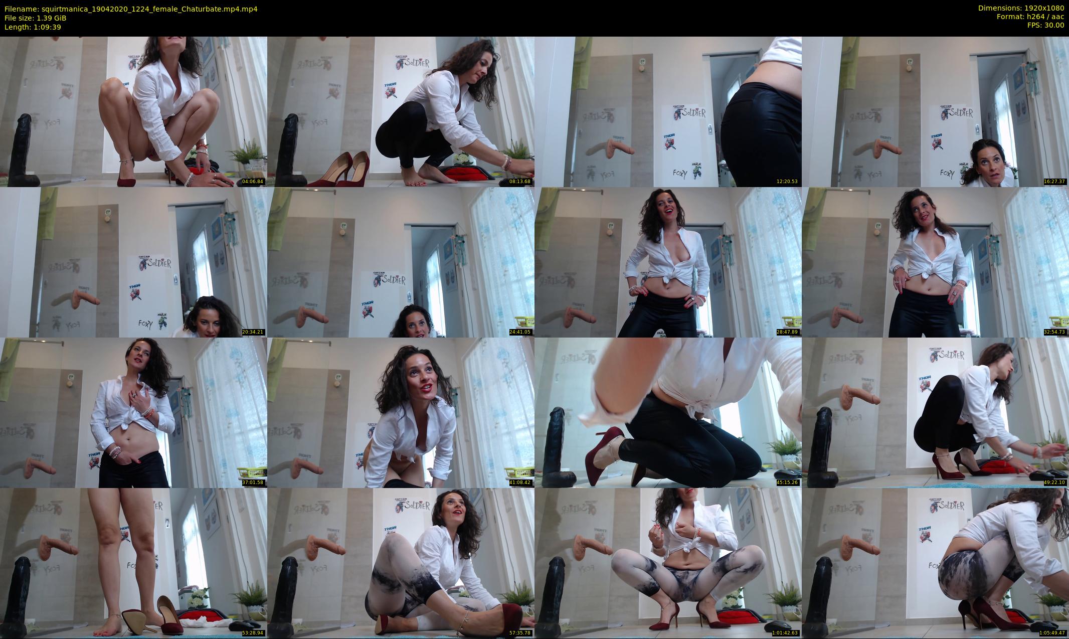 squirtmanica — 70 minute Chaturbate female cam show recording, 1080p, Apr 19, 2020