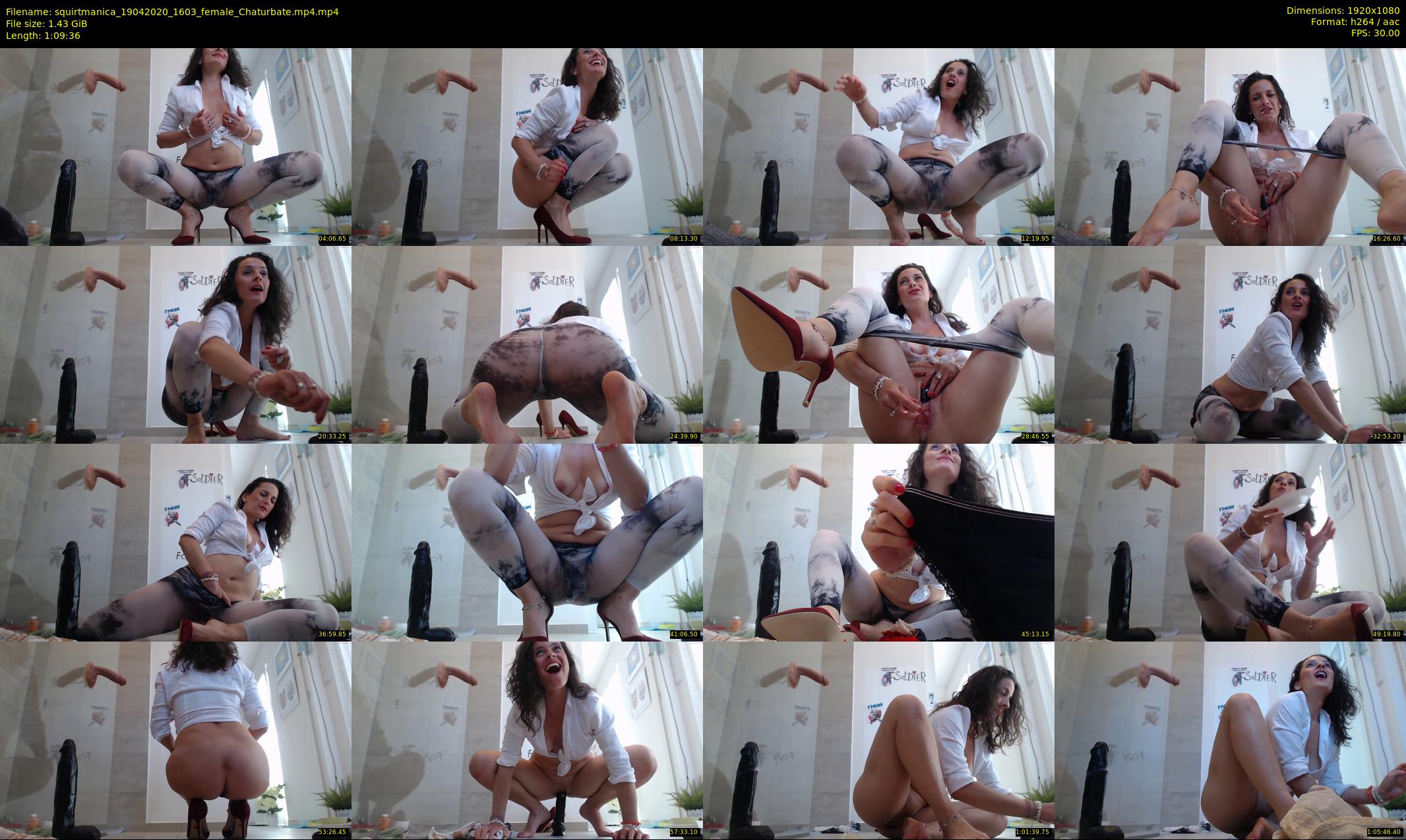 squirtmanica — 70 minute Chaturbate female cam show recording, 1080p, Apr 19, 2020