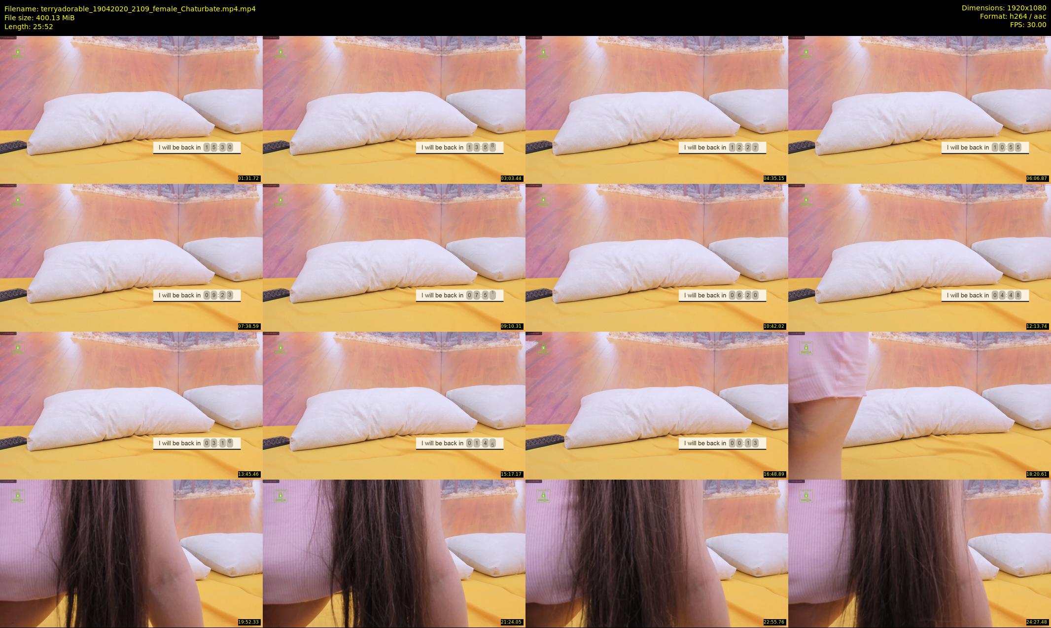 terryadorable — 26 minute Chaturbate female cam show recording, 1080p, Apr 19, 2020