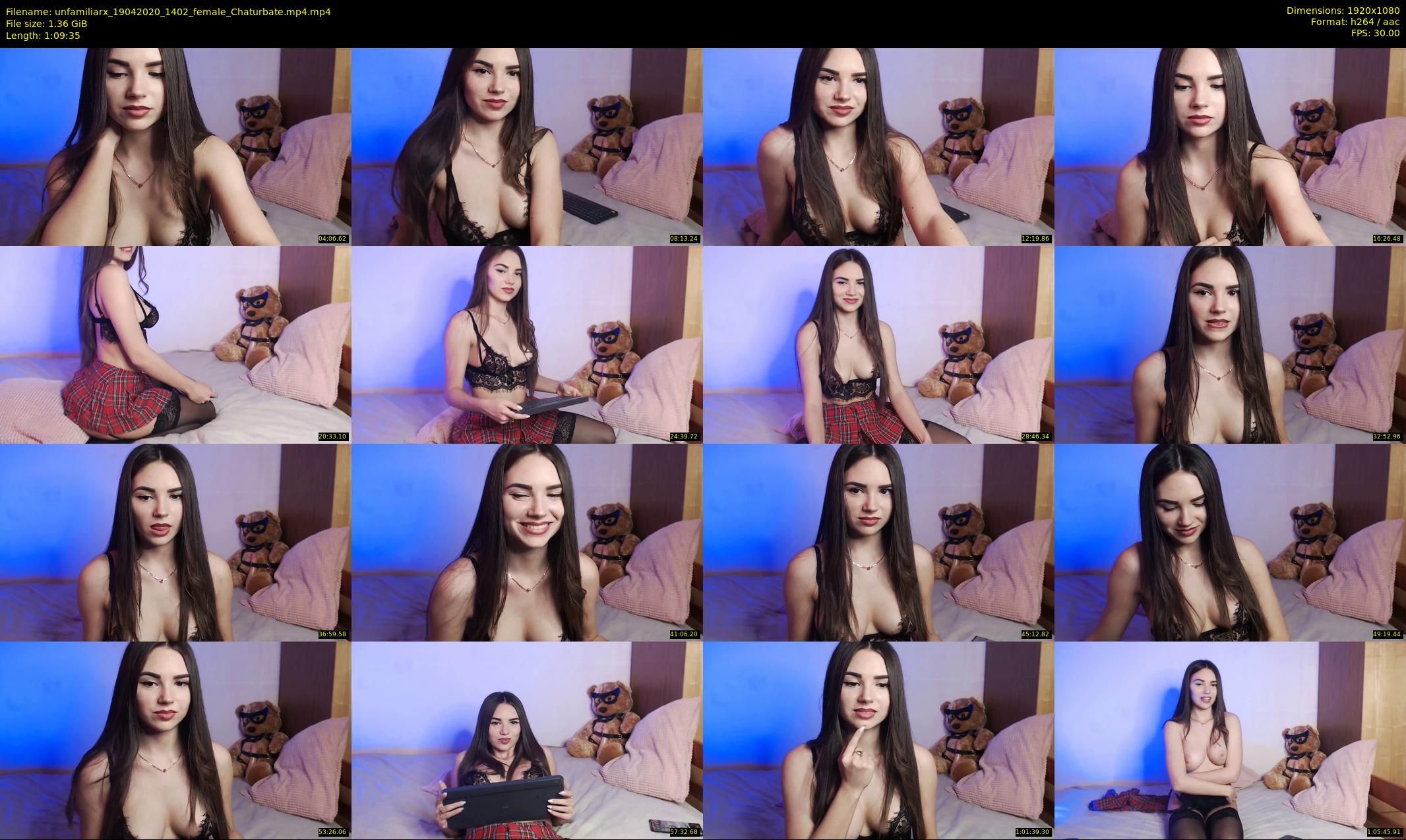 unfamiliarx — 70 minute Chaturbate female cam show recording, 1080p, Apr 19, 2020