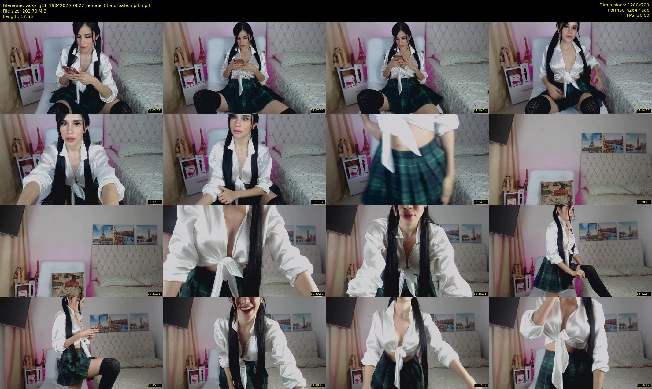 vicky_g21 — 18 minute Chaturbate female cam show recording, 720p, Apr 19, 2020