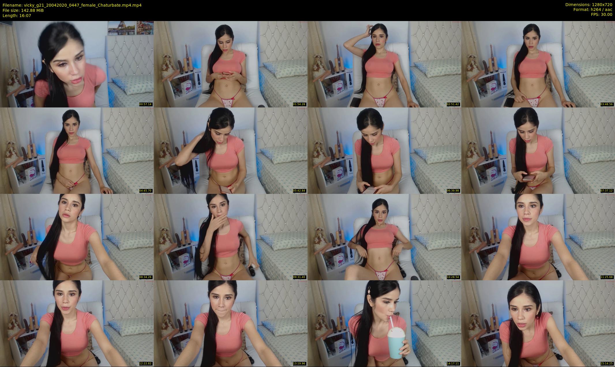 vicky_g21 — 17 minute Chaturbate female cam show recording, 720p, Apr 20, 2020