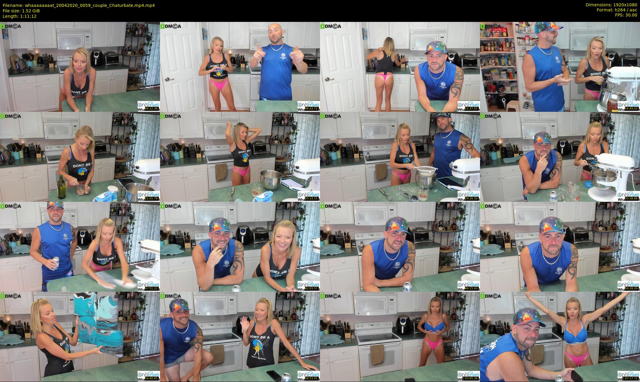 whaaaaaaaat — 72 minute Chaturbate couple cam show recording, 1080p, Apr 20, 2020