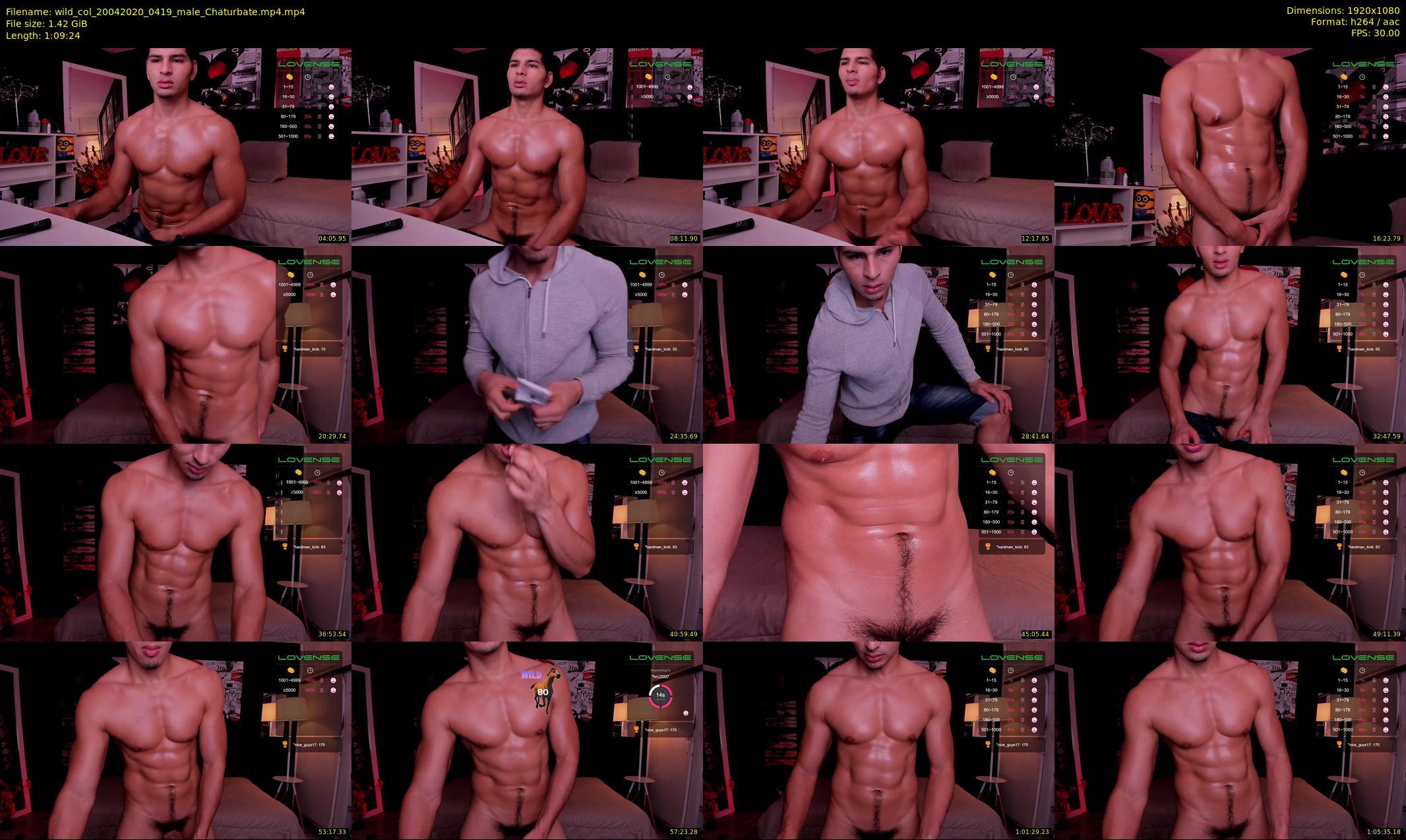 wild_col — 70 minute Chaturbate male cam show recording, 1080p, Apr 20, 2020
