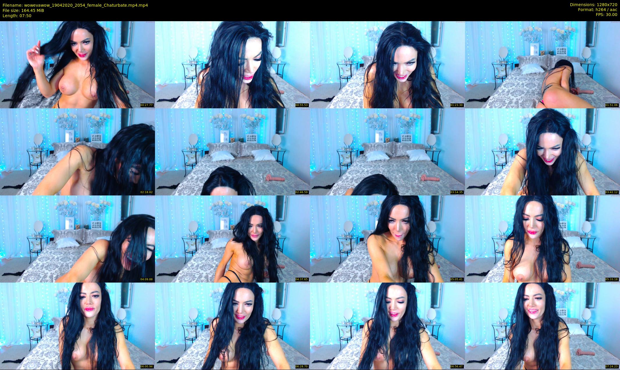 wowevawow — 8 minute Chaturbate female cam show recording, 720p, Apr 19, 2020