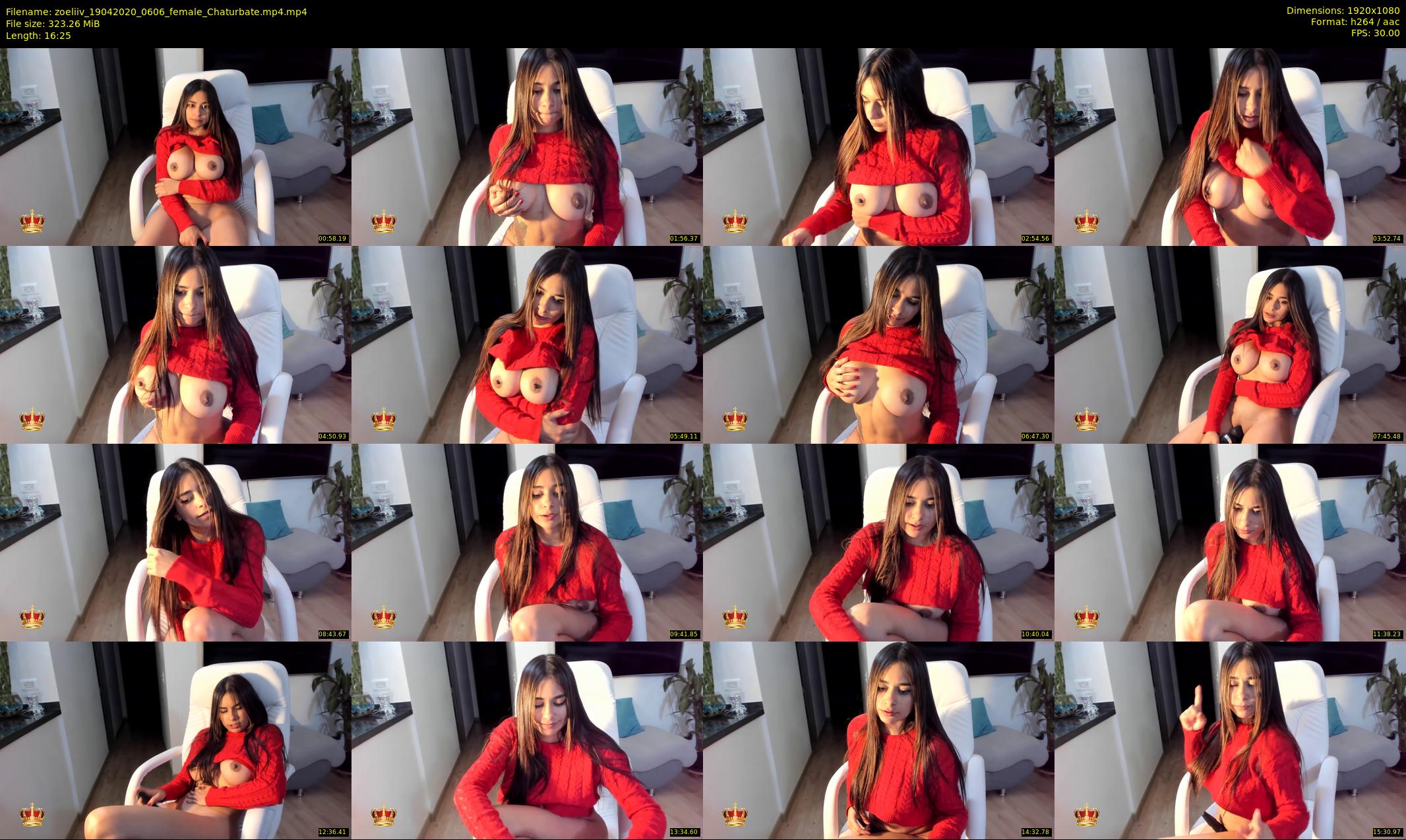 zoeliiv — 17 minute Chaturbate female cam show recording, 1080p, Apr 19, 2020