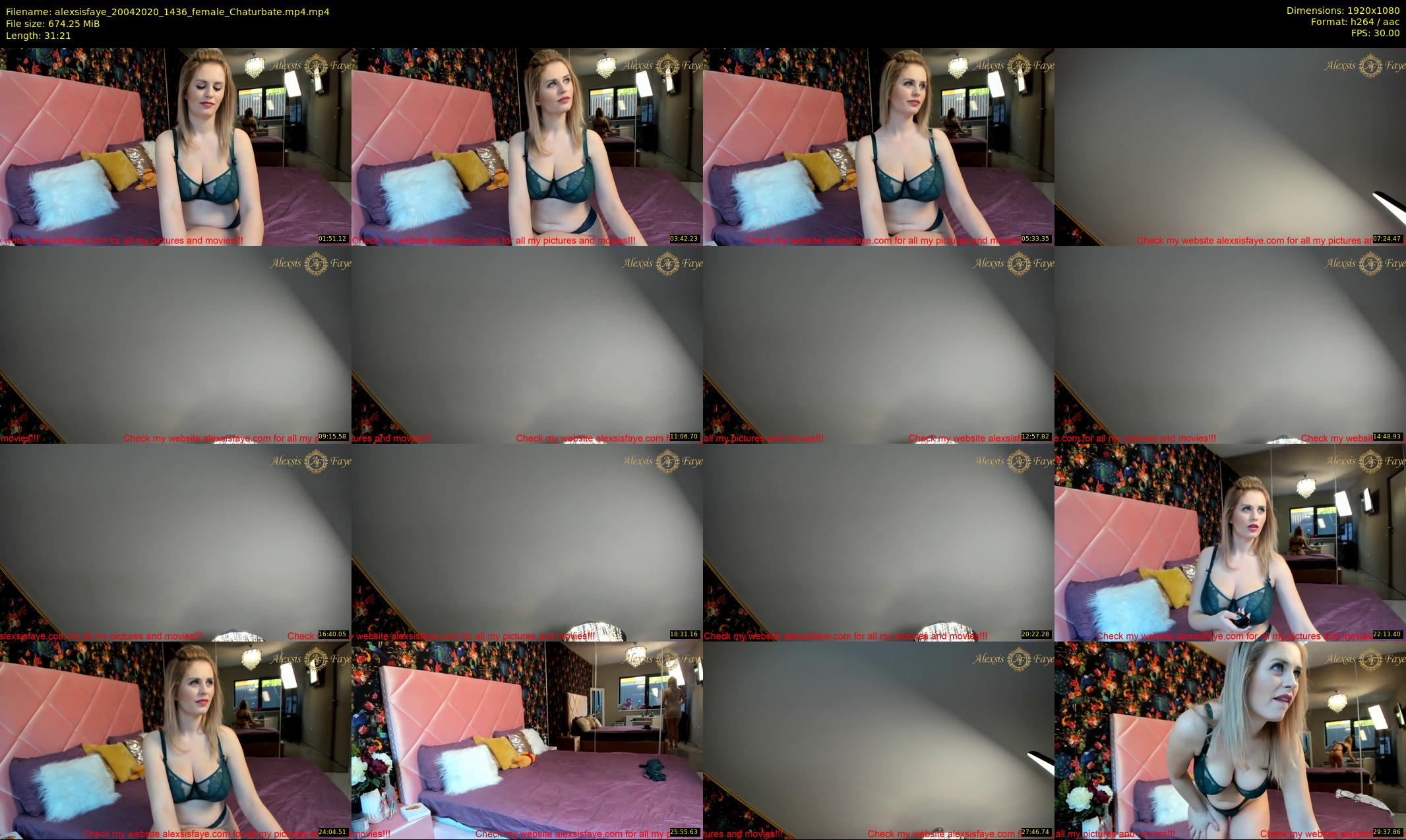 alexsisfaye — 32 minute Chaturbate female cam show recording, 1080p, Apr 20, 2020