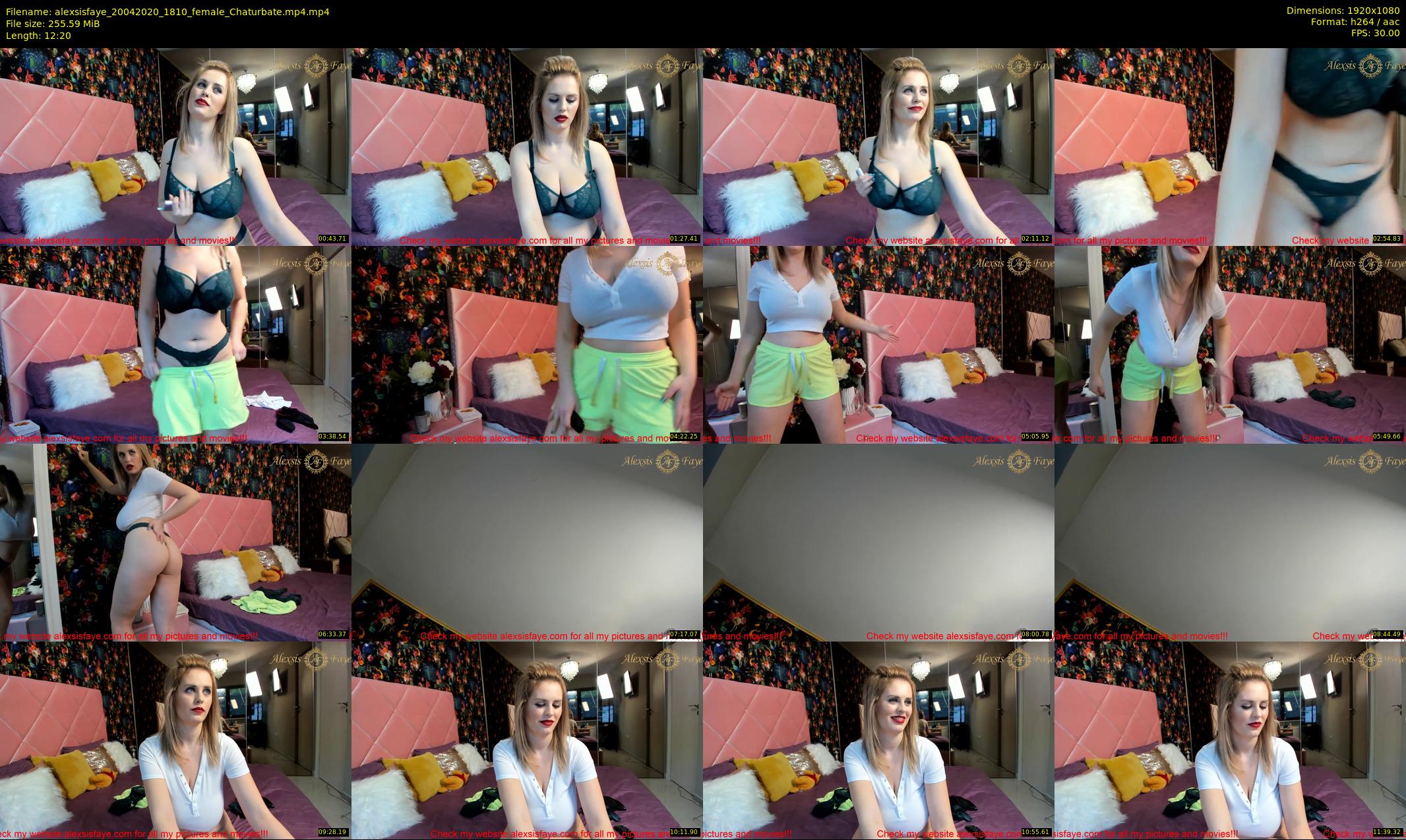 alexsisfaye — 13 minute Chaturbate female cam show recording, 1080p, Apr 20, 2020