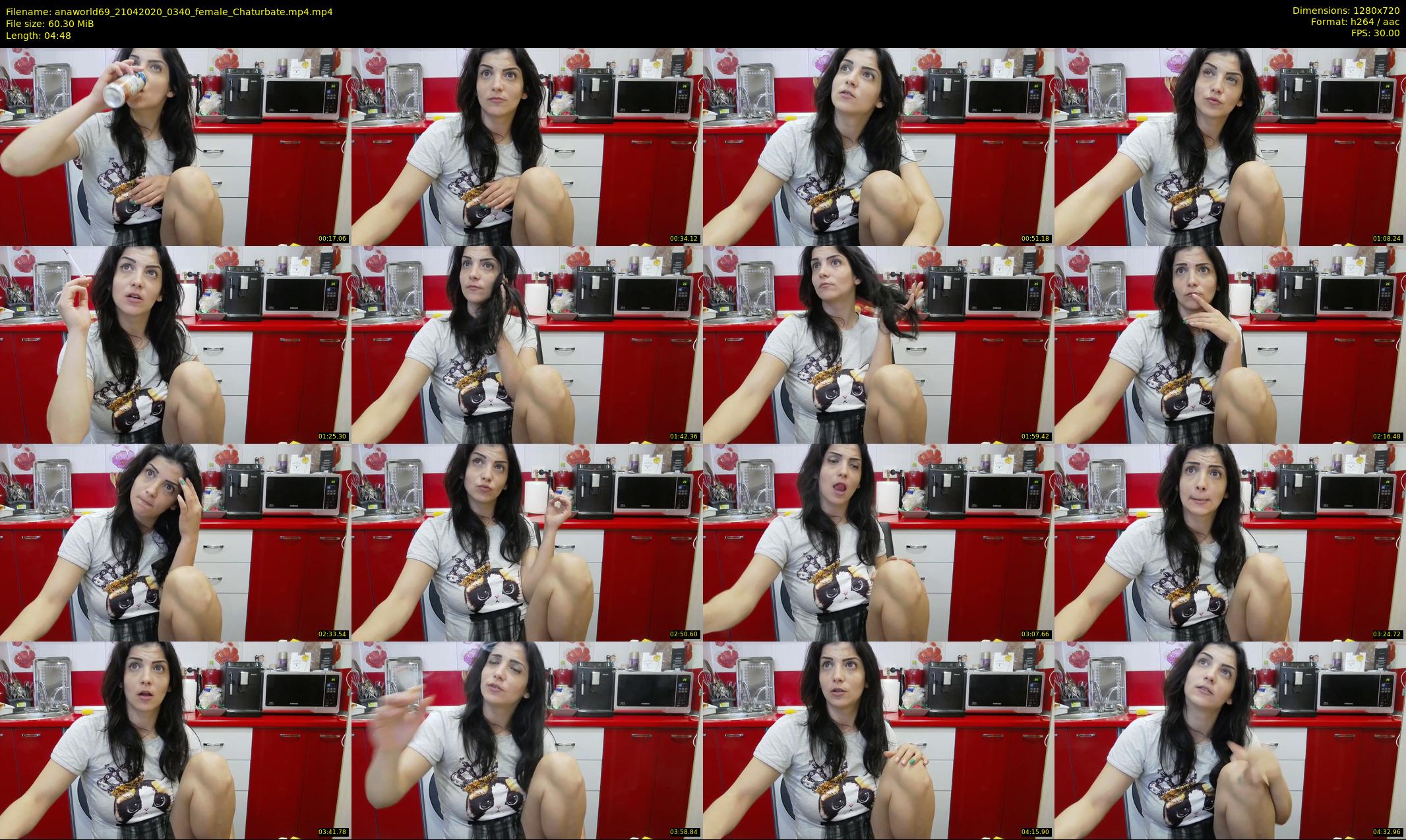 anaworld69 — 5 minute Chaturbate female cam show recording, 720p, Apr 21, 2020