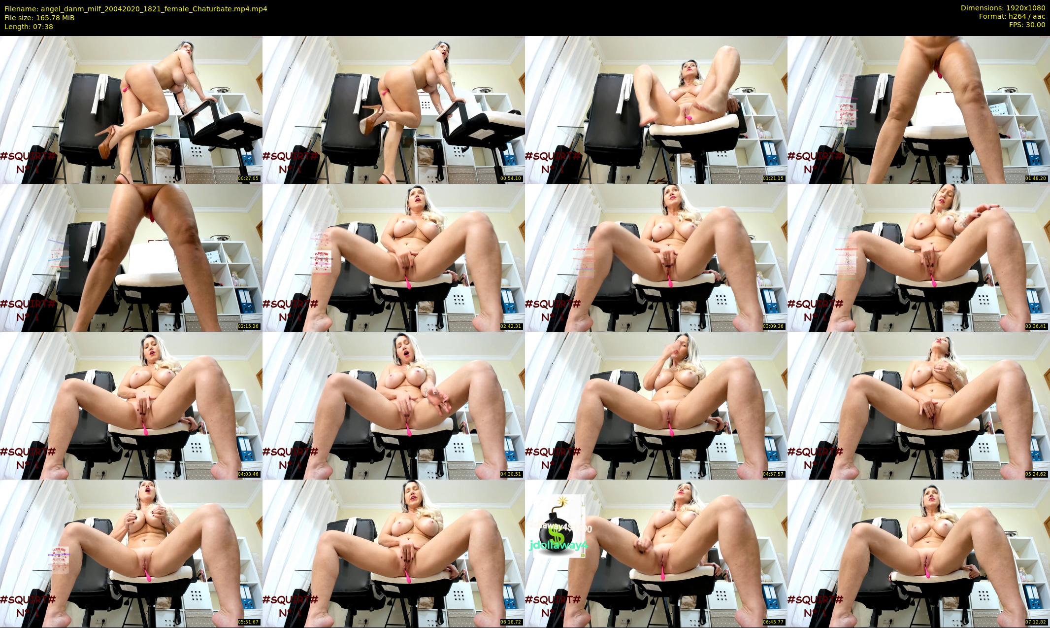 angel_danm_milf — 8 minute Chaturbate female cam show recording, 1080p, Apr 20, 2020