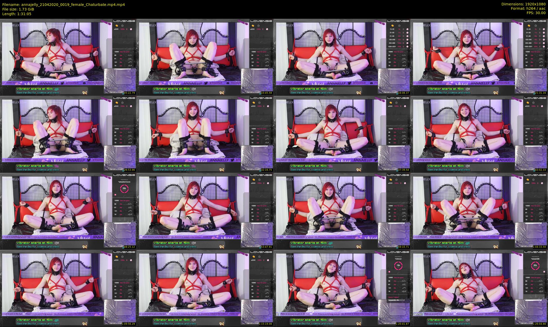 annajelly — 92 minute Chaturbate couple cam show recording, 1080p, Apr 21, 2020