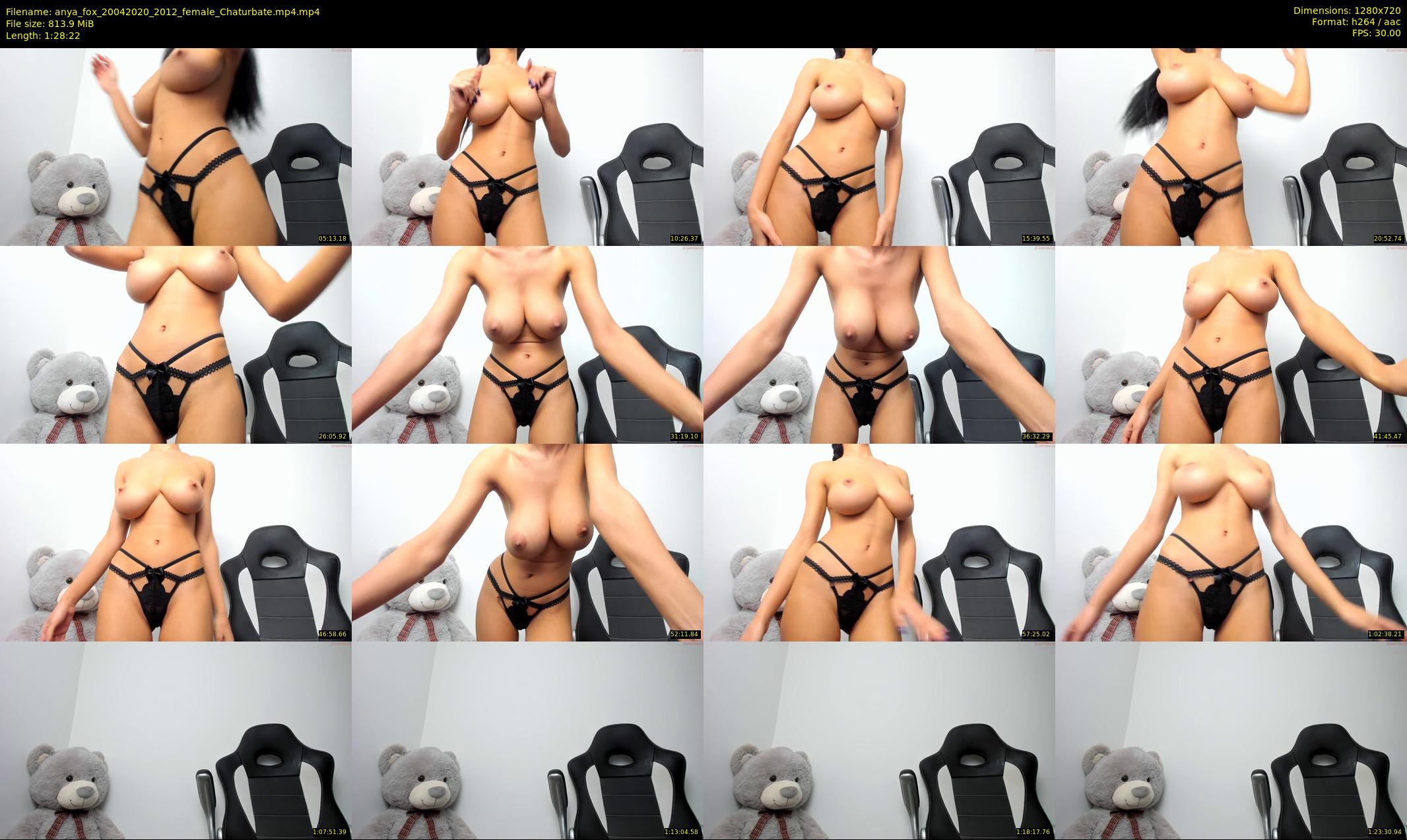 anya_fox — 89 minute Chaturbate female cam show recording, 720p, Apr 20, 2020