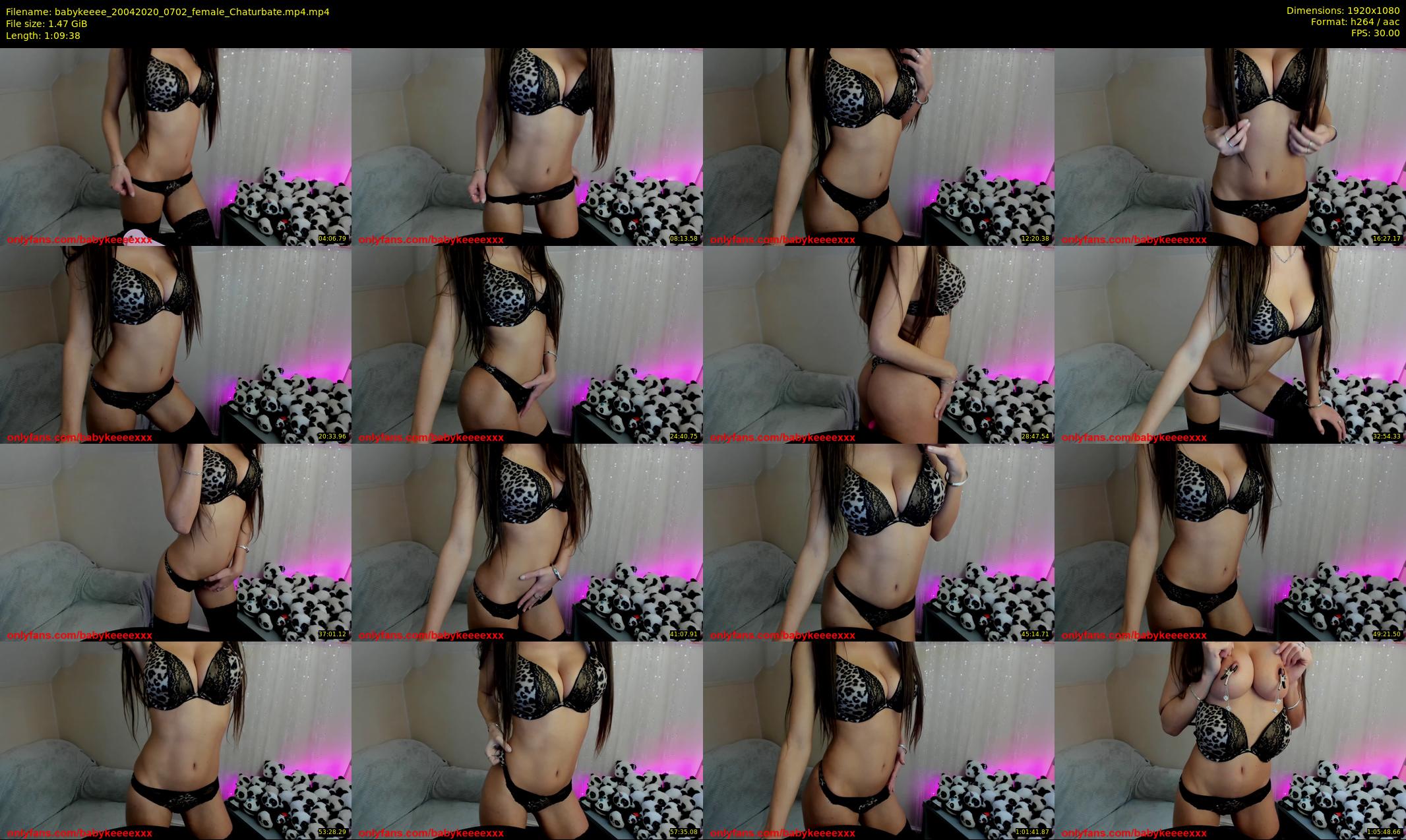 babykeeee — 70 minute Chaturbate female cam show recording, 1080p, Apr 20, 2020