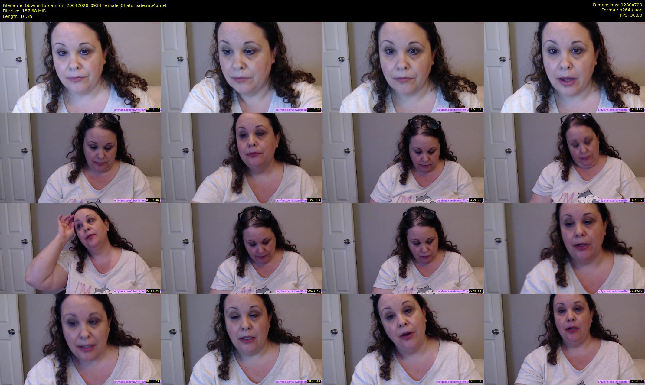 bbwmilfforcamfun — 11 minute Chaturbate female cam show recording, 720p, Apr 20, 2020