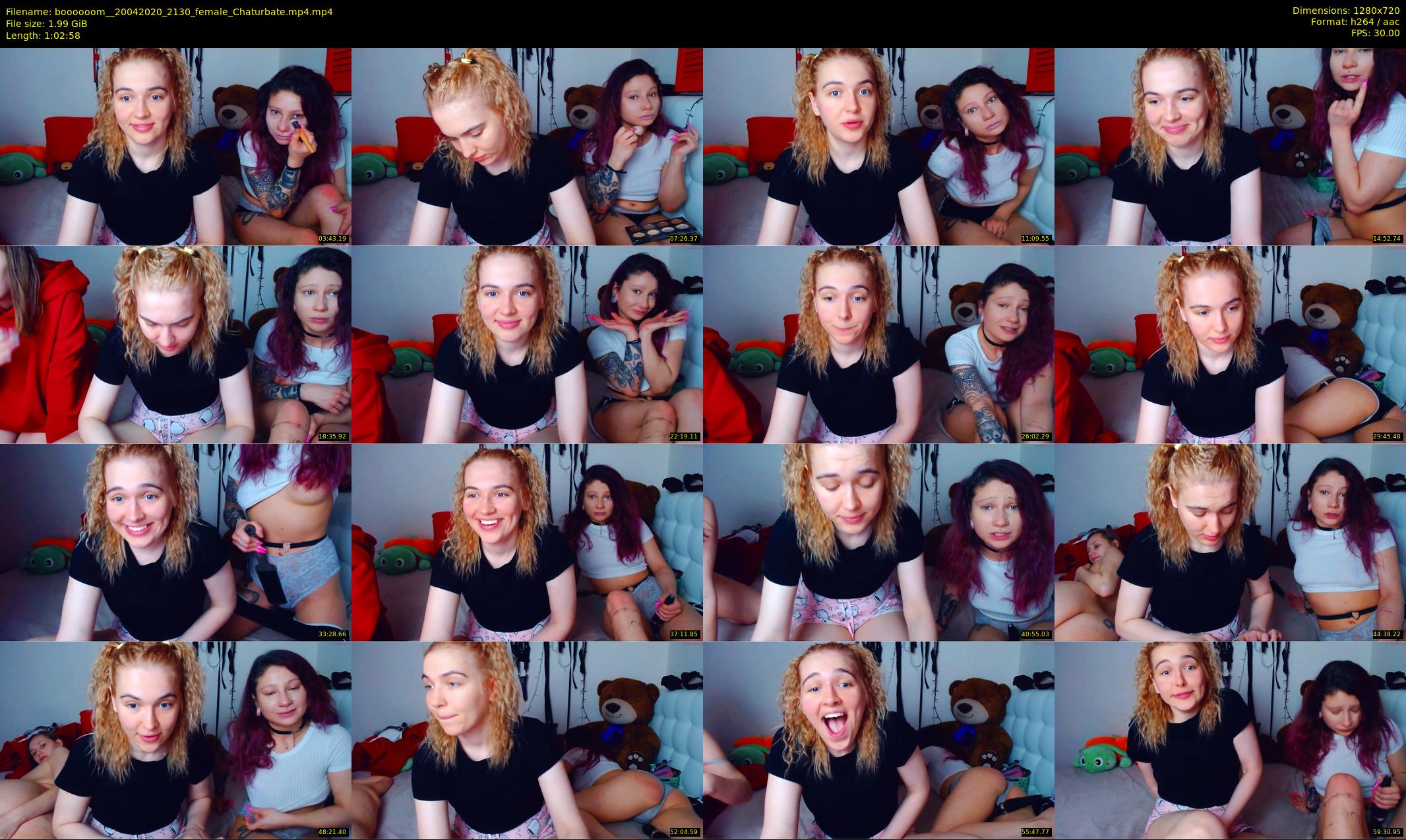 boooooom_ — 63 minute Chaturbate female cam show recording, 720p, Apr 20, 2020