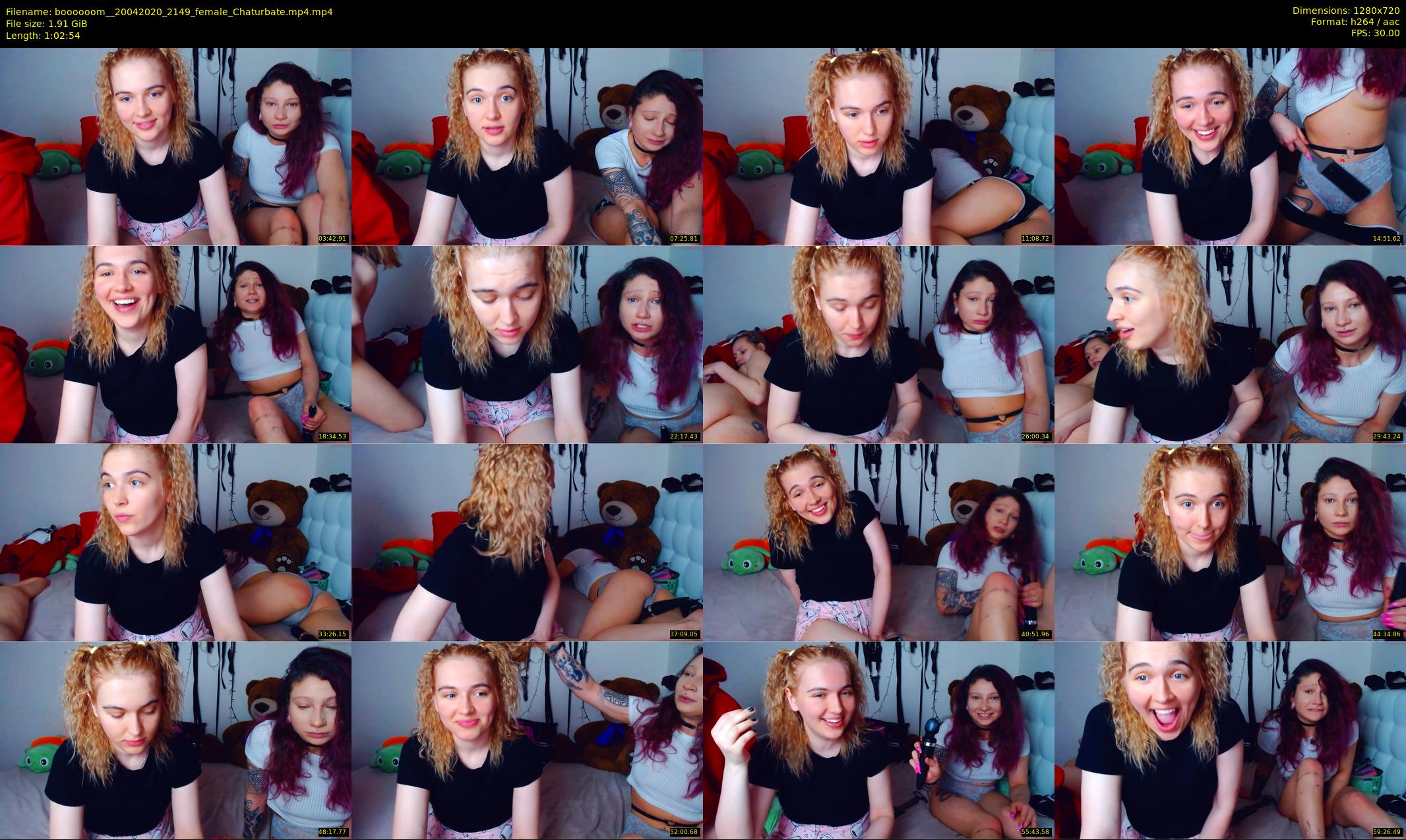 boooooom_ — 63 minute Chaturbate female cam show recording, 720p, Apr 20, 2020