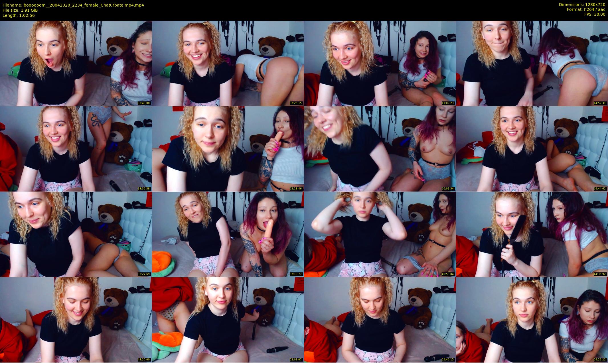 boooooom_ — 63 minute Chaturbate female cam show recording, 720p, Apr 20, 2020