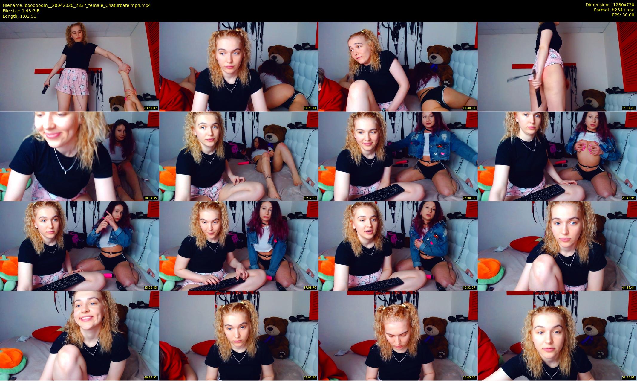 boooooom_ — 63 minute Chaturbate female cam show recording, 720p, Apr 20, 2020