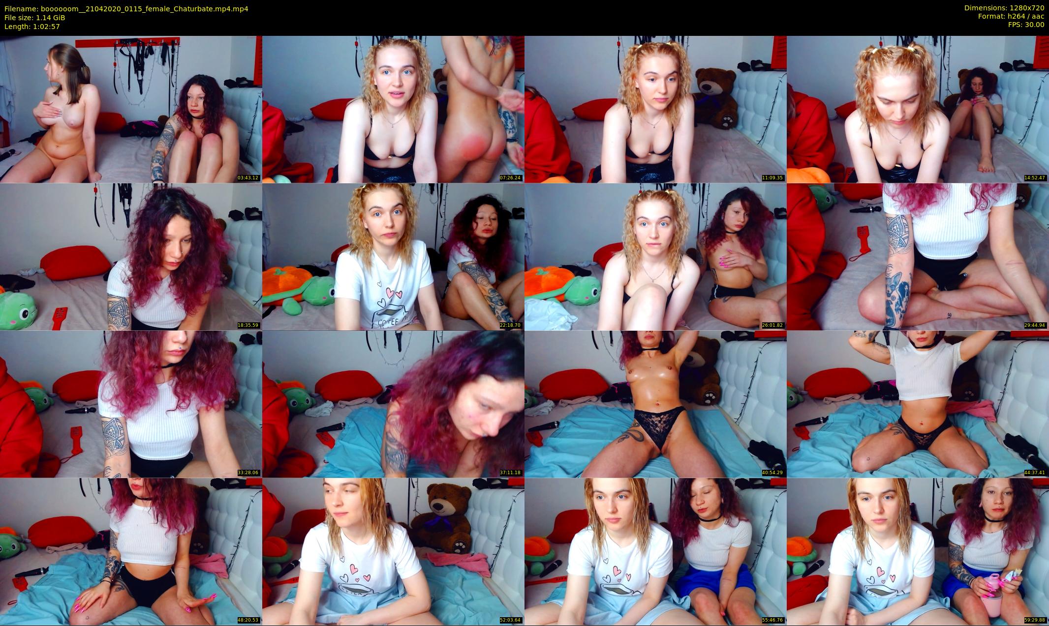 boooooom_ — 63 minute Chaturbate female cam show recording, 720p, Apr 21, 2020