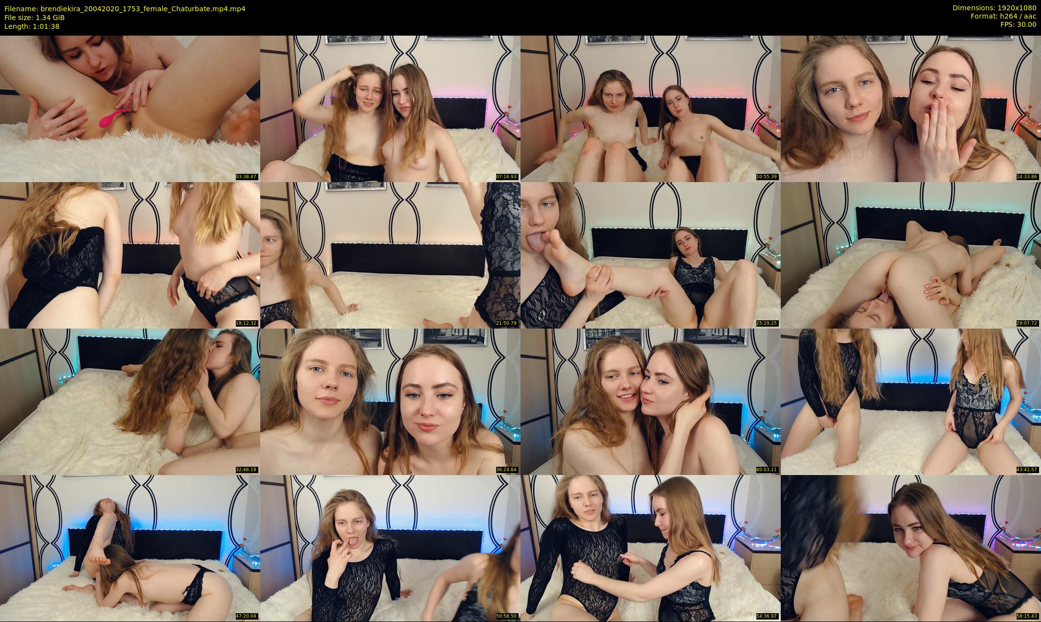 brendiekira — 62 minute Chaturbate couple cam show recording, 1080p, Apr 20, 2020