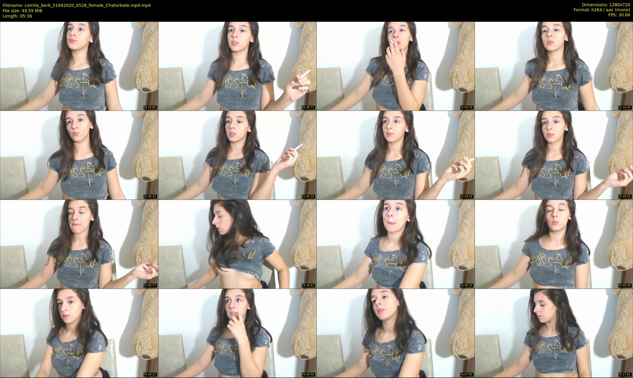 camila_berk — 6 minute Chaturbate female cam show recording, 720p, Apr 21, 2020