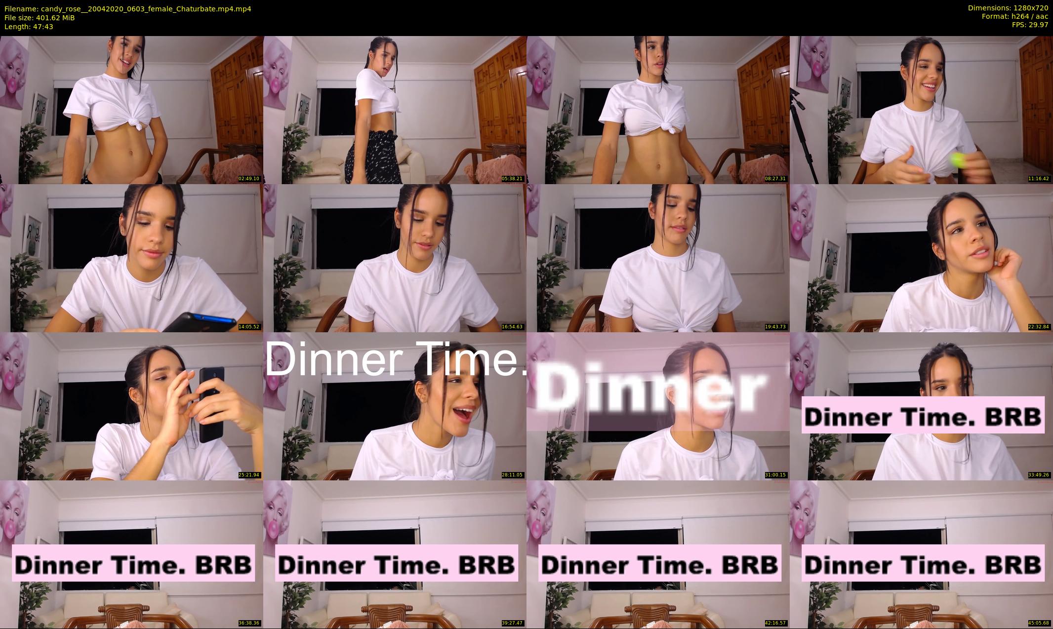 candy_rose_ — 48 minute Chaturbate female cam show recording, 720p, Apr 20, 2020