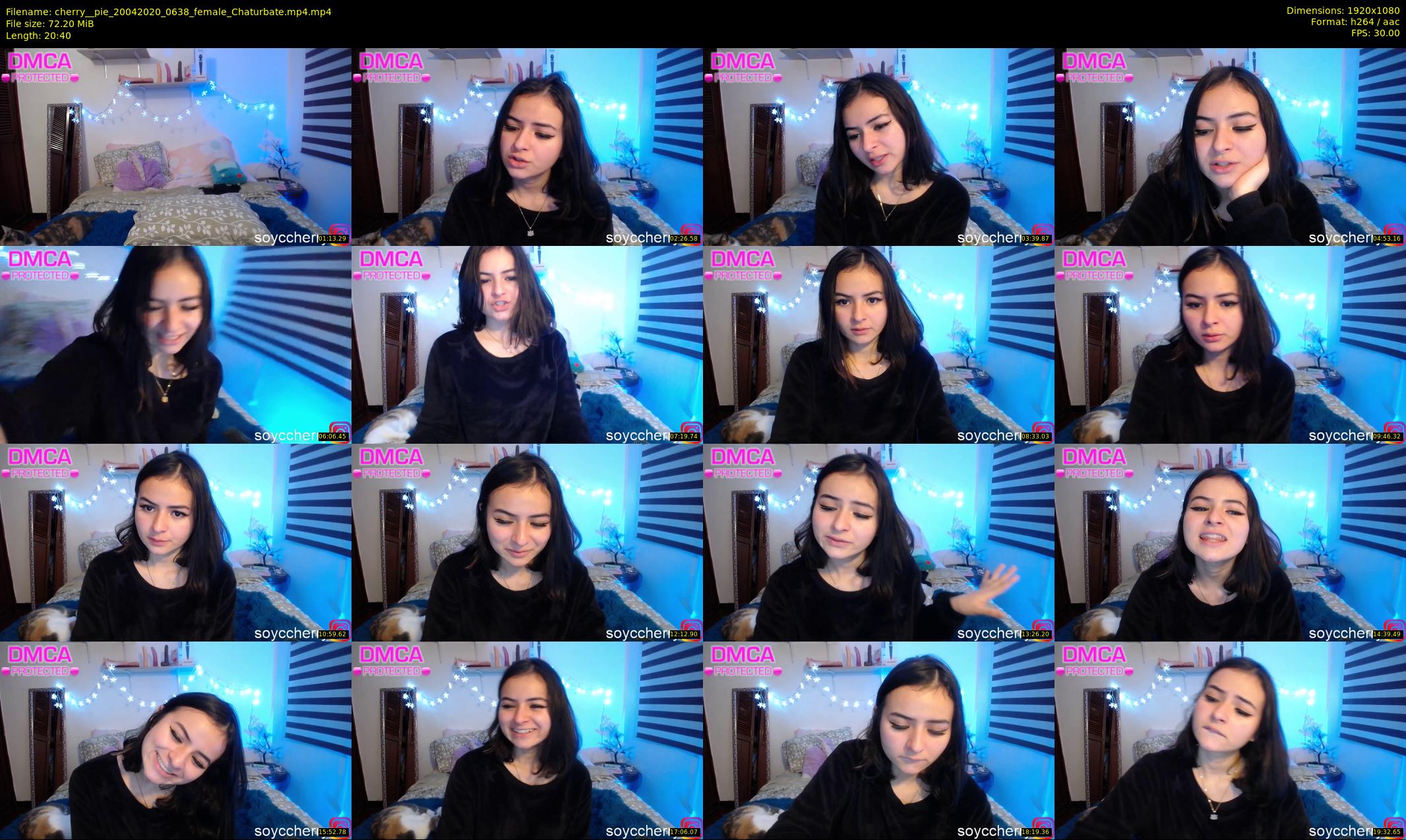cherry__pie — 21 minute Chaturbate female cam show recording, 1080p, Apr 20, 2020