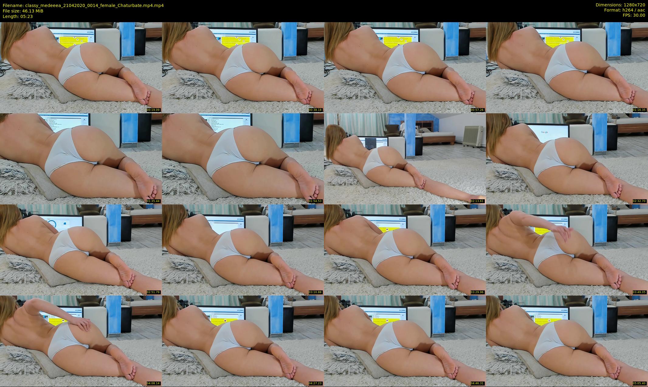 classy_medeeea — 6 minute Chaturbate female cam show recording, 720p, Apr 21, 2020