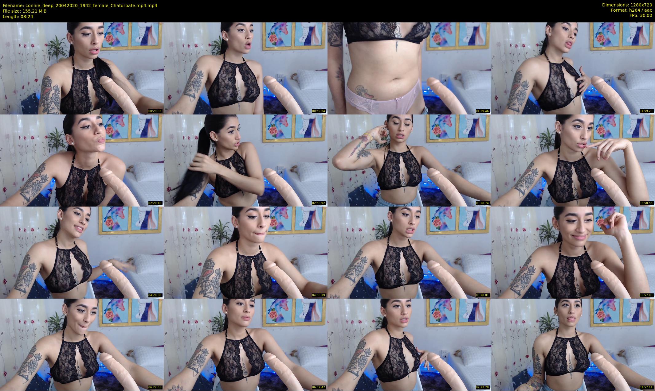 connie_deep — 9 minute Chaturbate female cam show recording, 720p, Apr 20, 2020