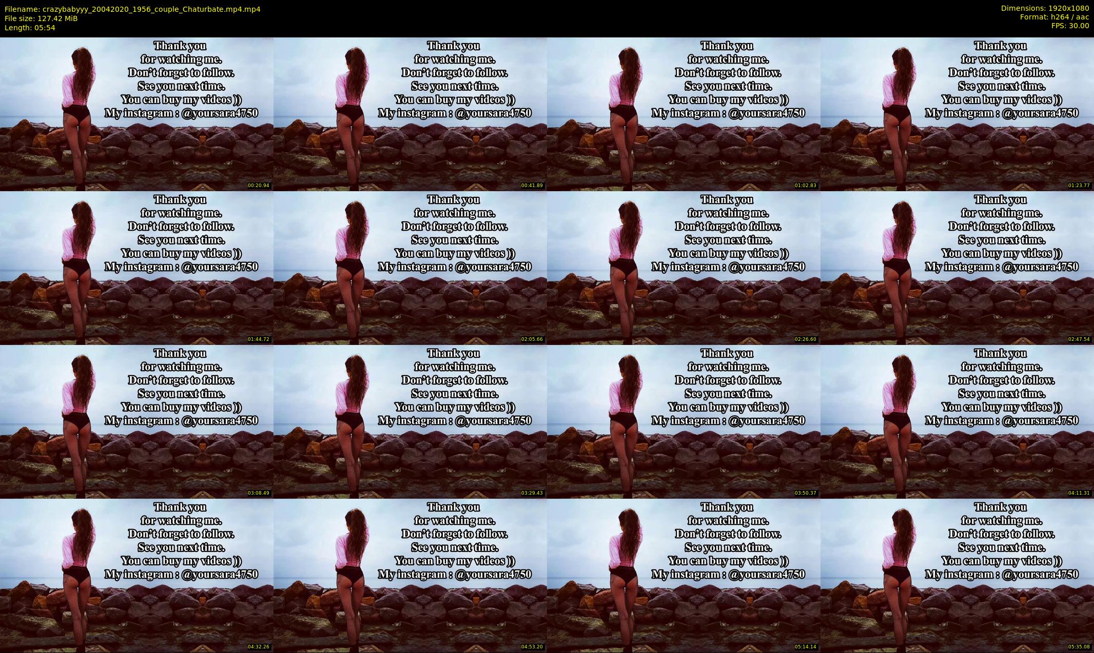 crazybabyyy — 6 minute Chaturbate couple cam show recording, 1080p, Apr 20, 2020