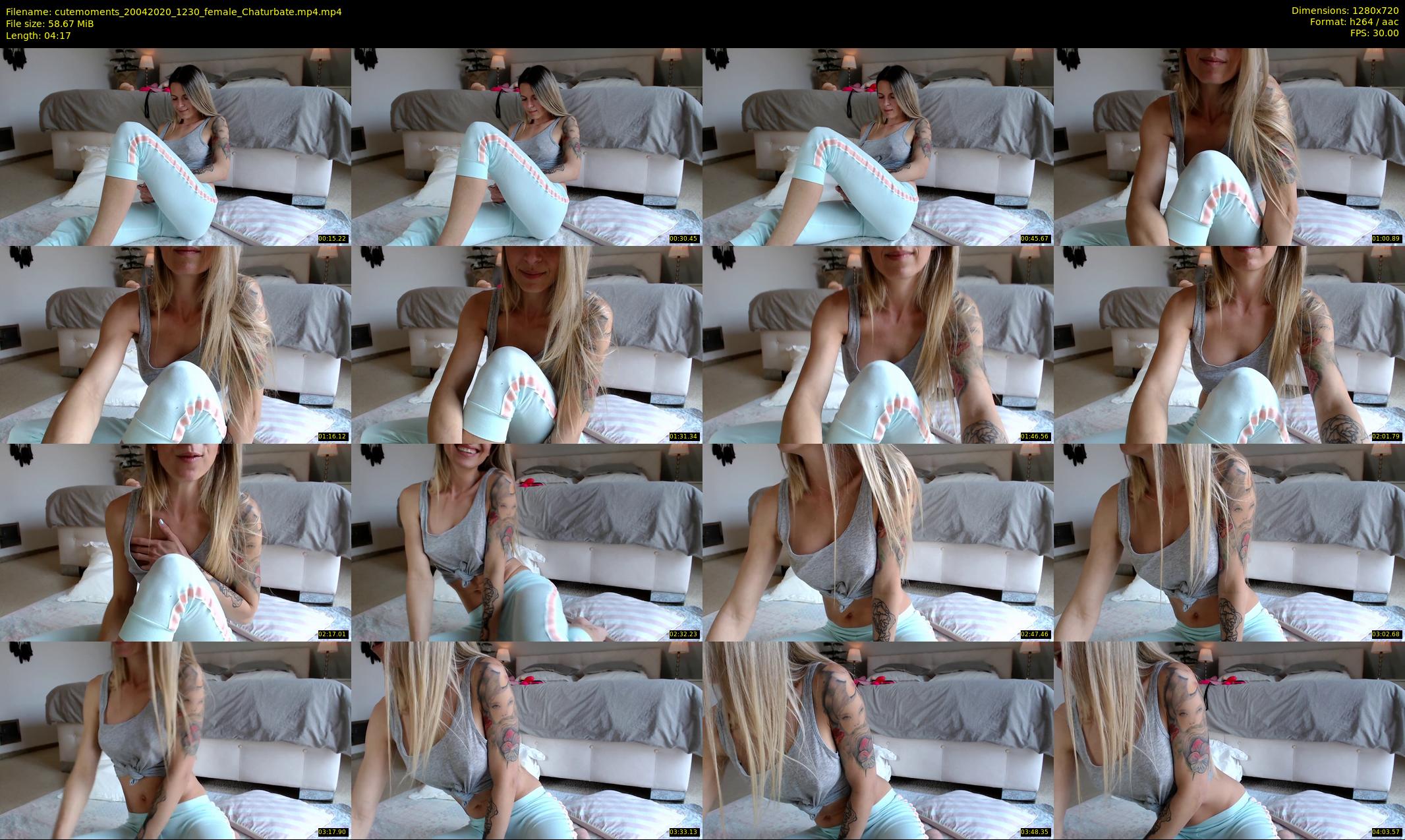 cutemoments — 5 minute Chaturbate female cam show recording, 720p, Apr 20, 2020