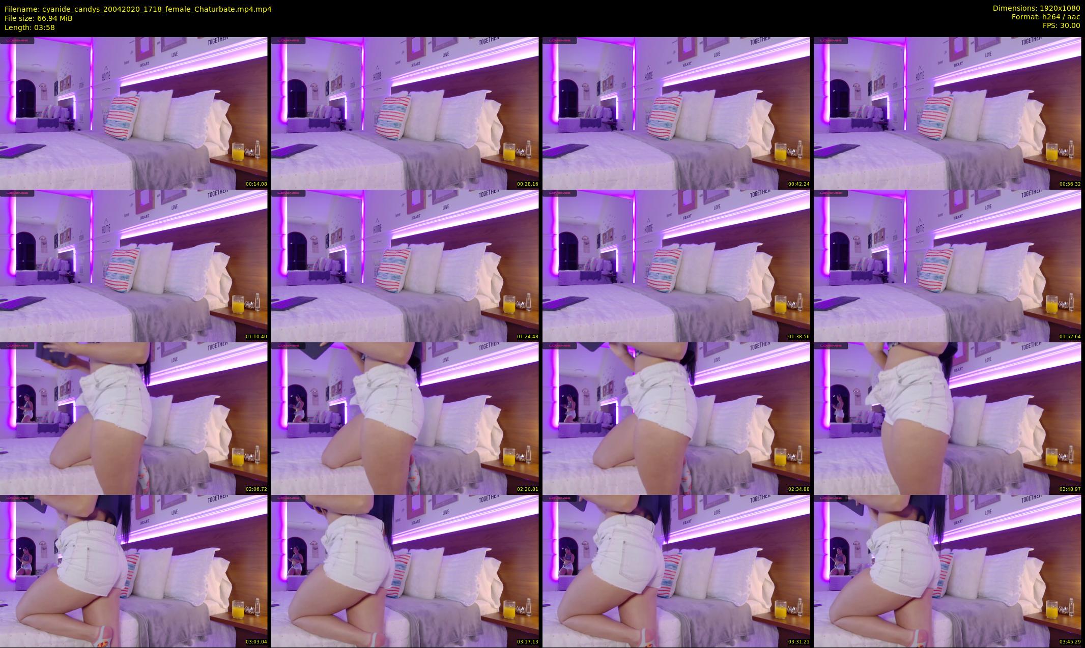 cyanide_candys — 4 minute Chaturbate female cam show recording, 1080p, Apr 20, 2020