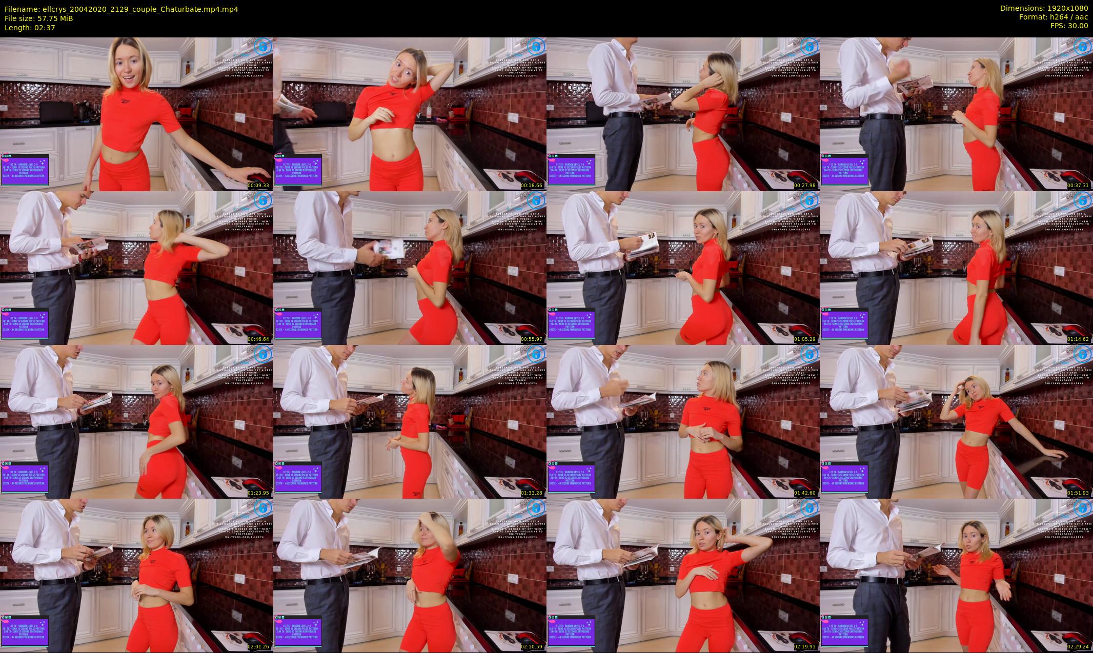 ellcrys — 3 minute Chaturbate couple cam show recording, 1080p, Apr 20, 2020