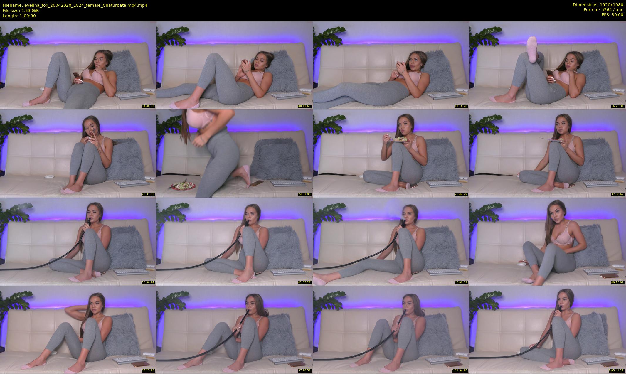 evelina_fox — 70 minute Chaturbate female cam show recording, 1080p, Apr 20, 2020